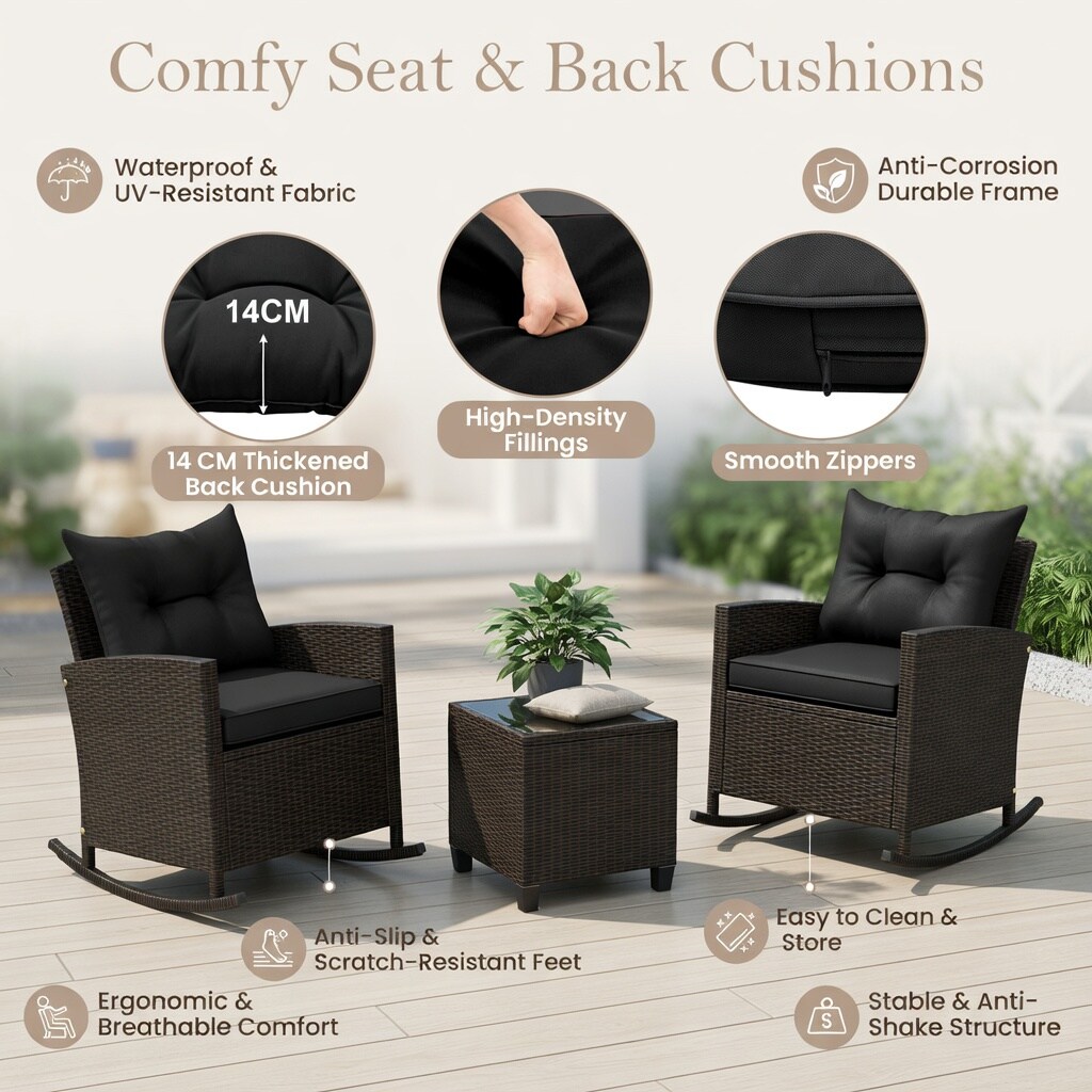 Choco Moon WYC-WQ55233-LS Patio-Conversation-Sets - View #5