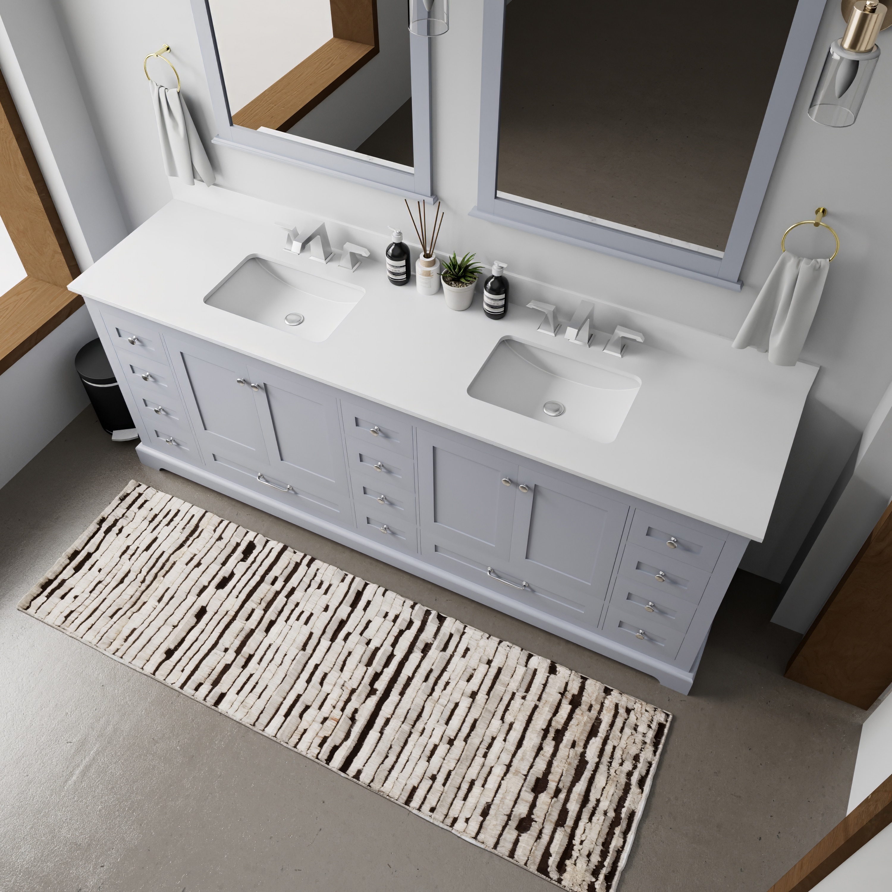 Lexora LVD84DB300 Bath-Vanity-Combo - View #2