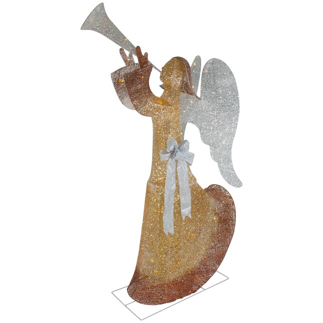 Northlight 63-in Angel Yard Decoration with White LED Lights in the ...