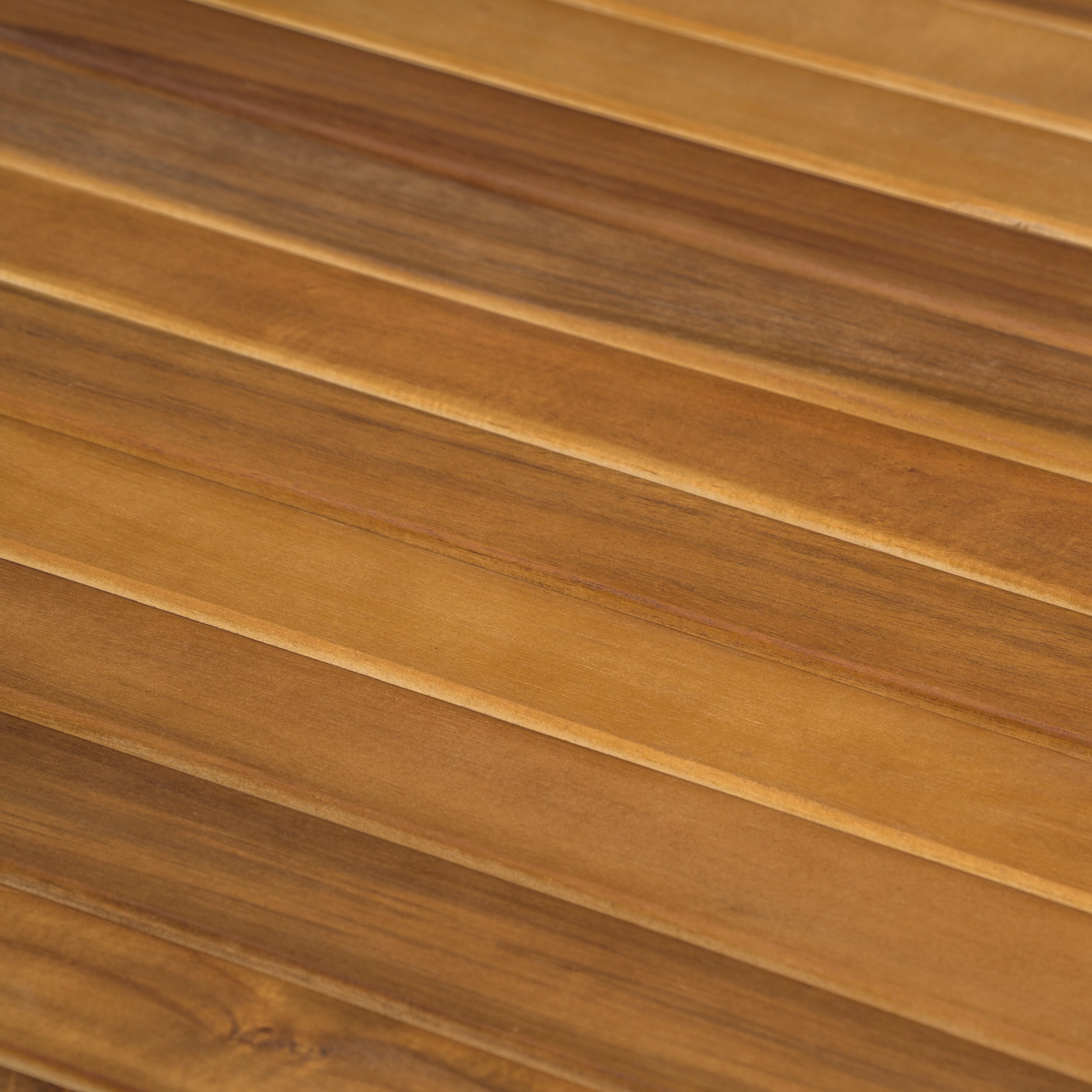 Natural Acacia Wood Outdoor Rectangle Dining Table