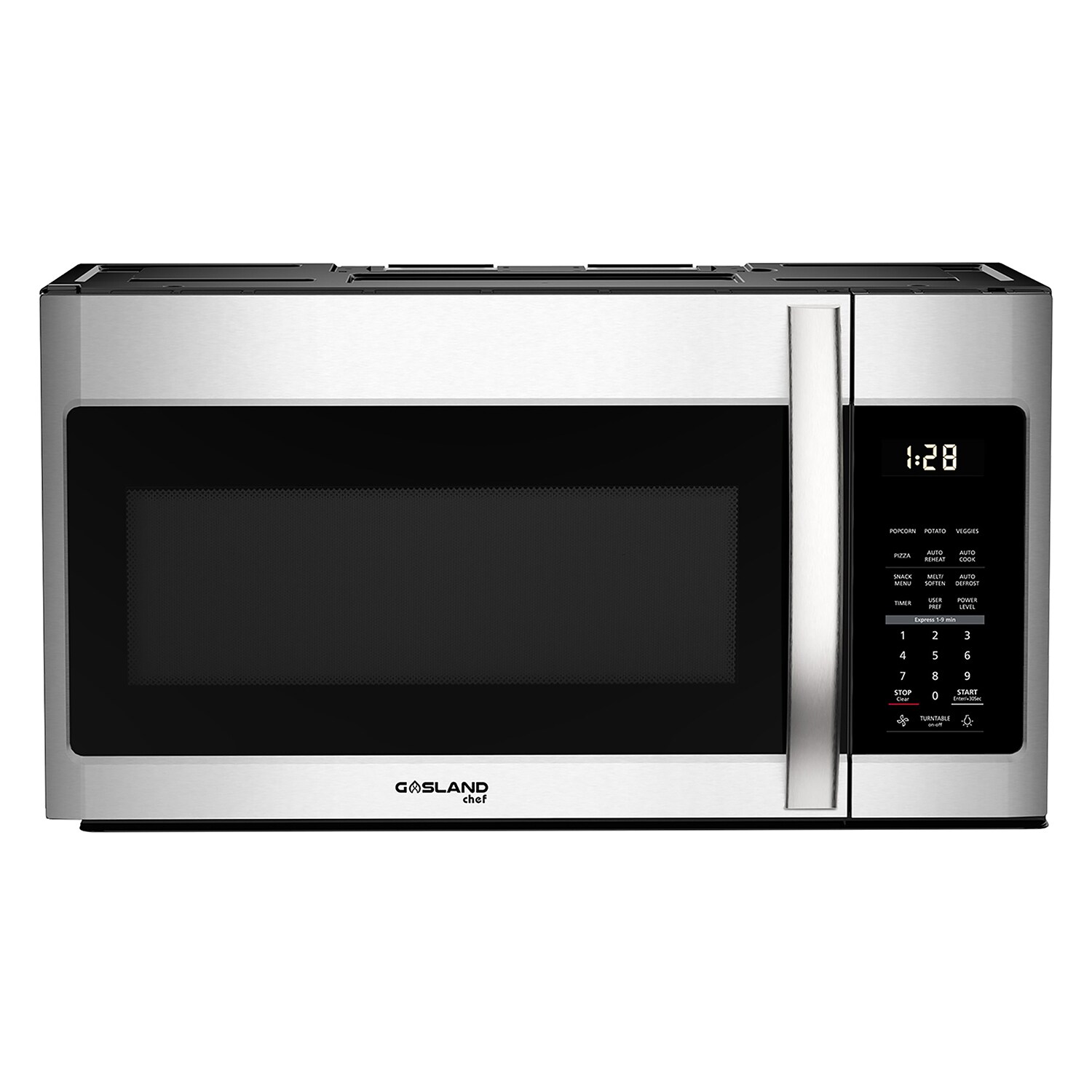 30 Inch Over the Range Microwave Oven, GASLAND Chef OTR1902S Over the Stove  Microwave with 1.9 Cu. Ft. Capacity, 1000 Watts, 400 CFM Exhaust Fan and