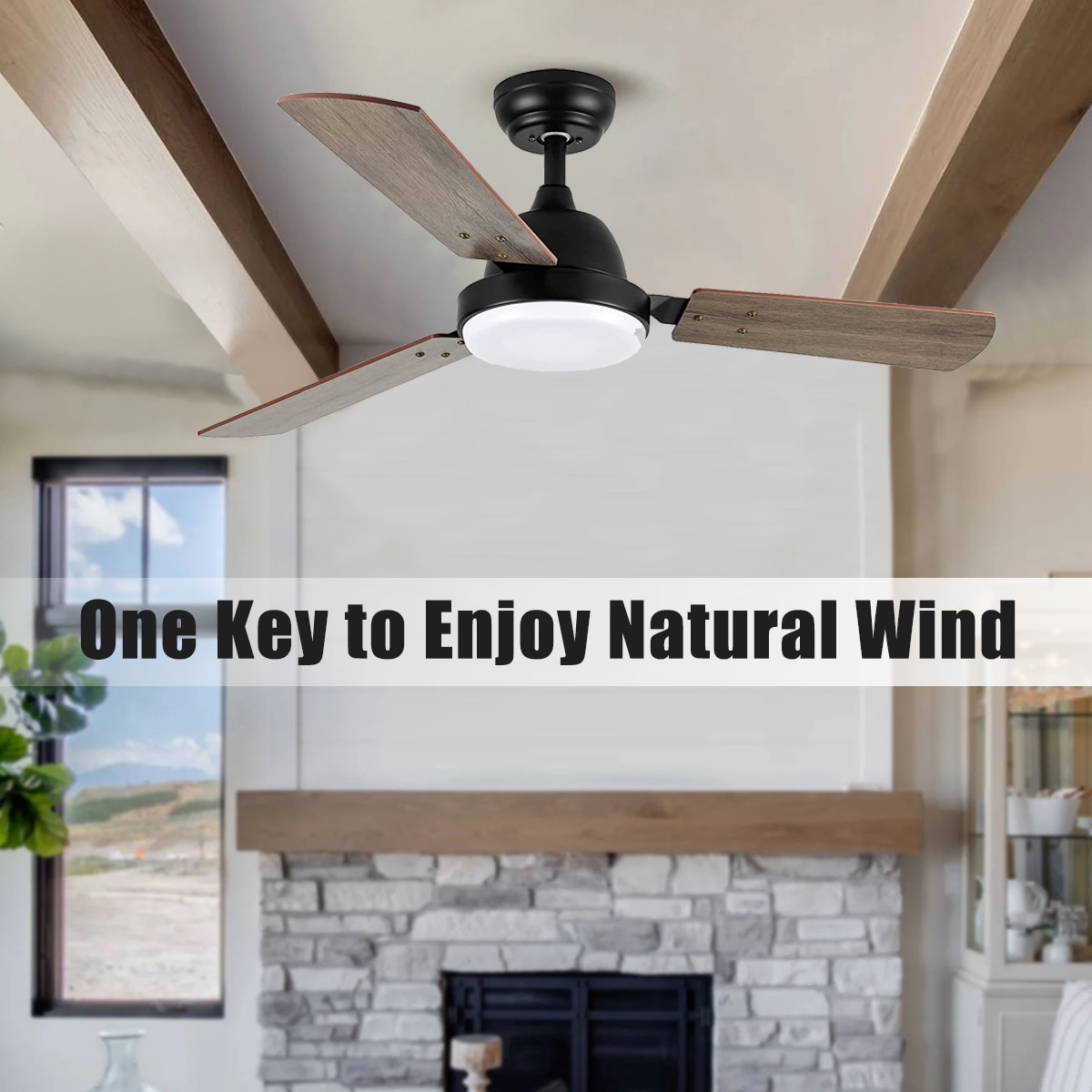 Kahomvis DHS-QPHF-44WD Ceiling-Fans - View #5