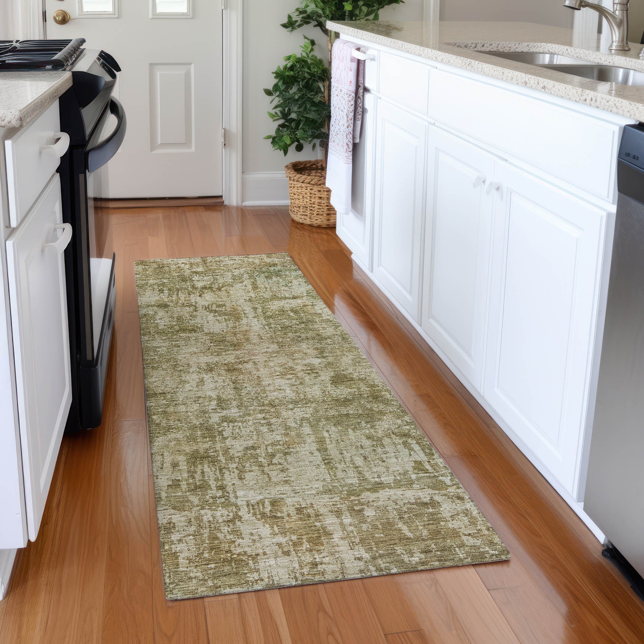 Addison Rugs ACN1627TP2X8 Chantille ACN1627TP 2 x 7 (ft) Loomed Taupe Rectangular Indoor/Outdoor Machine washable Pet Friendly Area rug