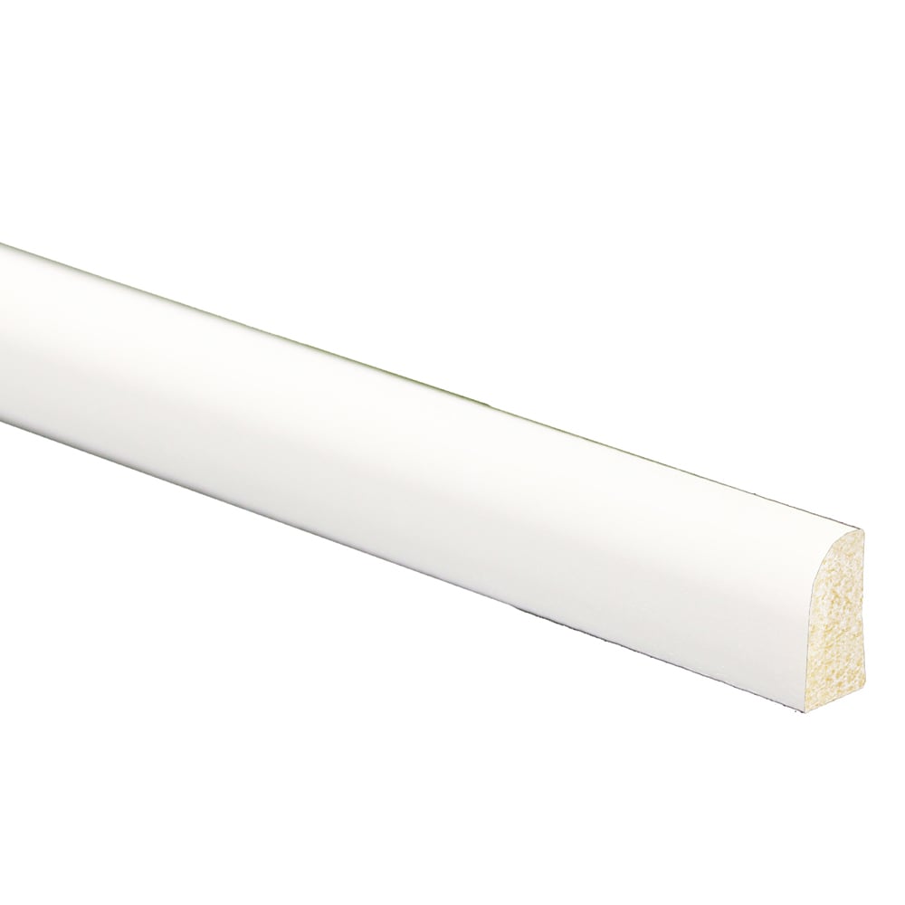 Inteplast Group Building Products 61091200032 9/16-in x 1/4-in x 12-ft Traditional Finished Polystyrene Baseboard Moulding