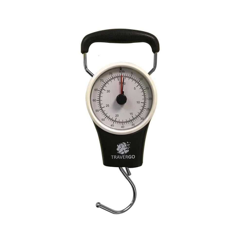 Power By GoGreen Analog Luggage Scale with Hook- Black in the