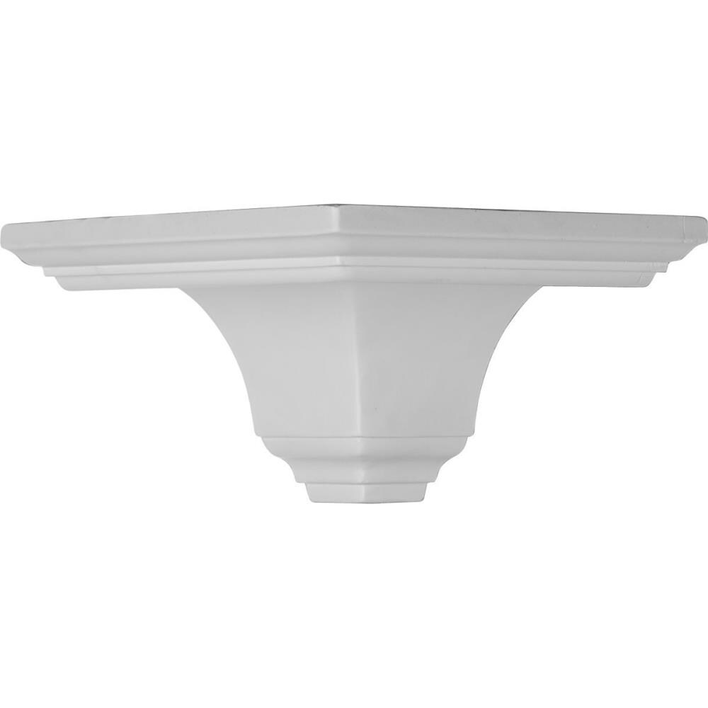 Ekena Millwork 6-1/4-in X 4-in Exterior/Interior Primed White Urethane ...