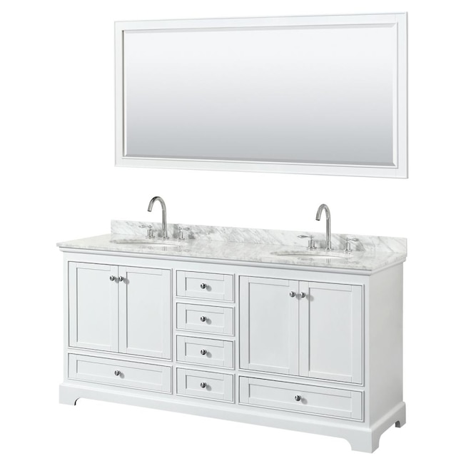 Double Sink Bathroom Vanity, 72 Double Bathroom Vanity Top With Sink