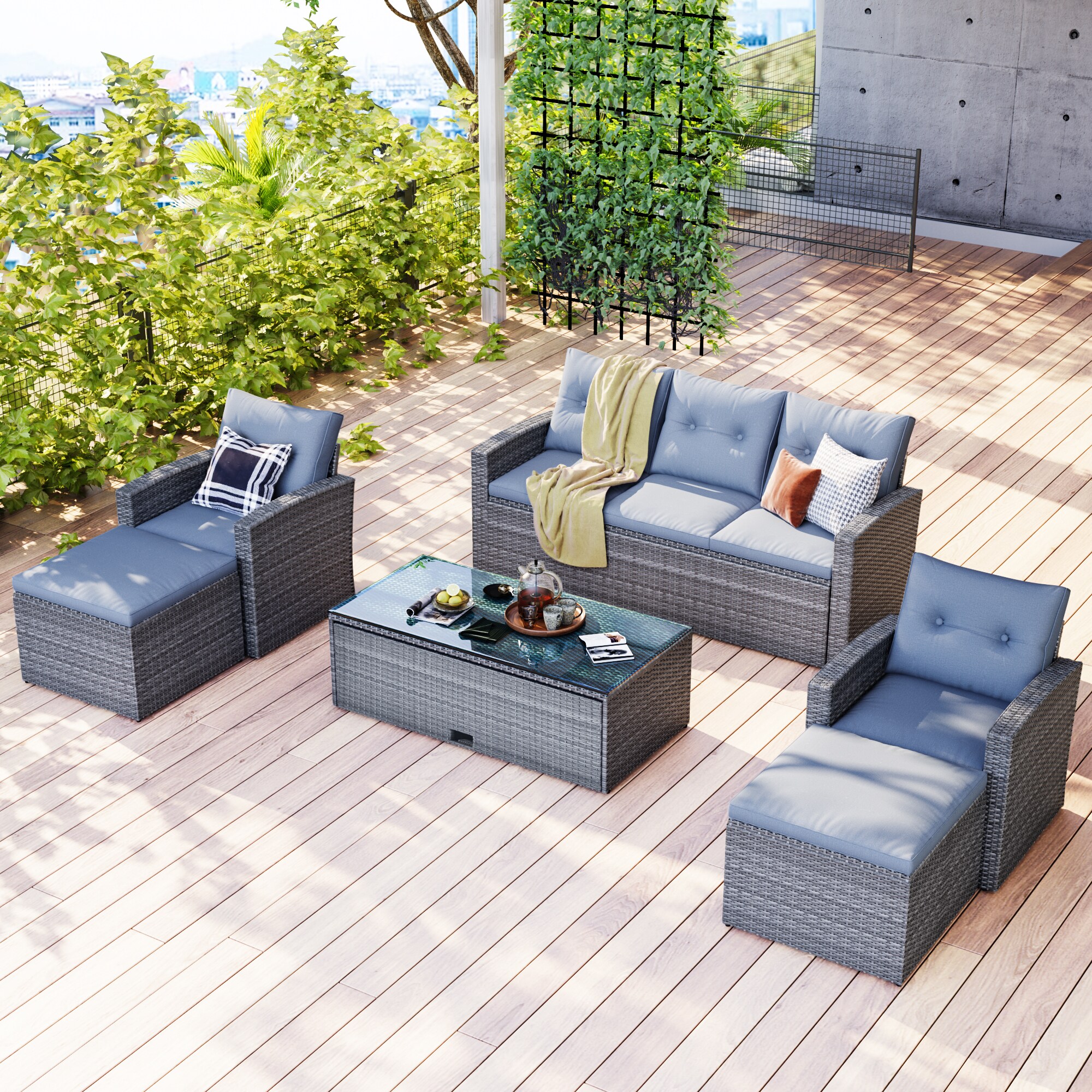 ModernLuxe L-FG201201AAE Patio-Conversation-Sets - View #2