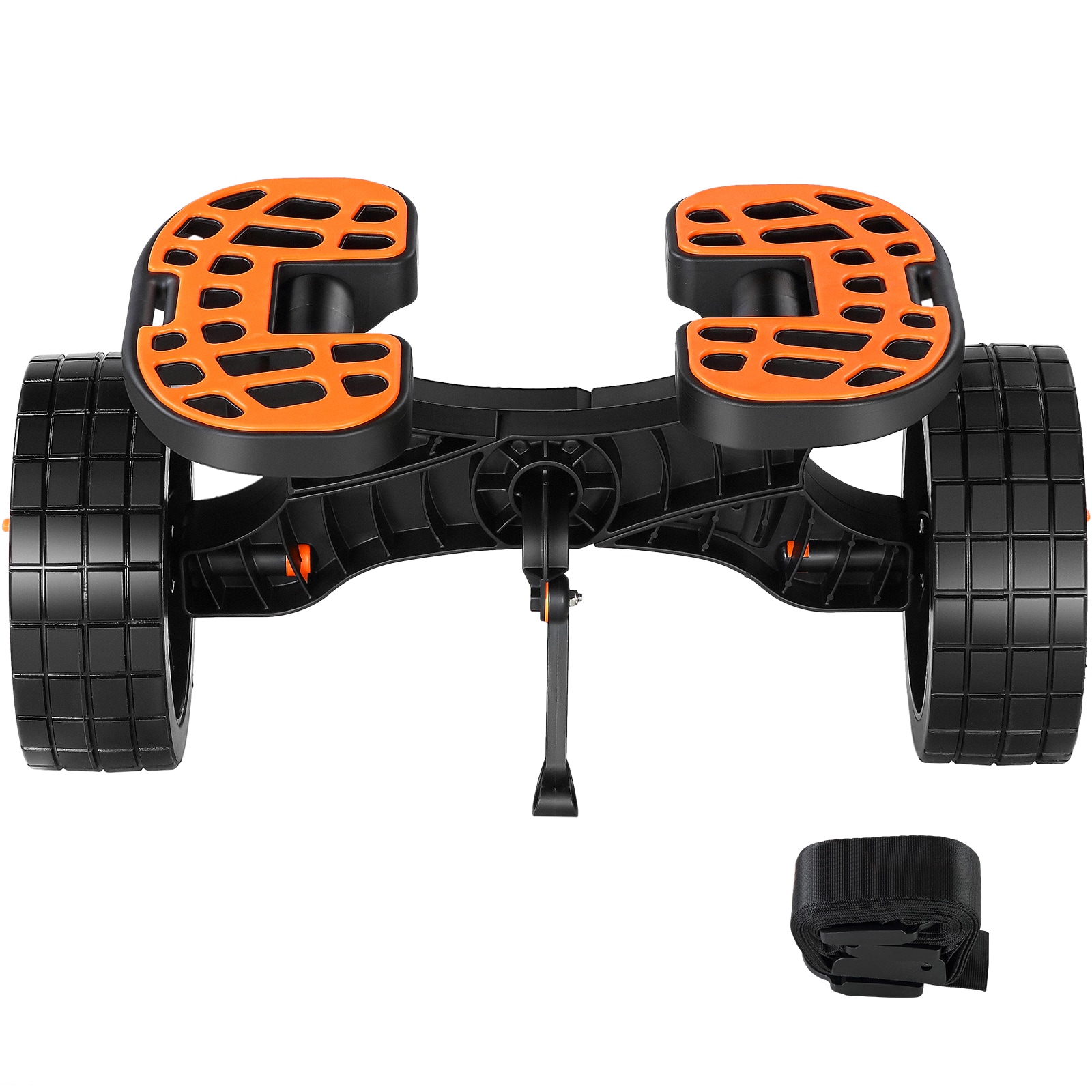 VEVOR S320LBS10INCHRSSKV0 Heavy Duty Kayak Cart, 320Lbs Load Capacity, Detachable Canoe Trolley Cart with 10 Solid Tires, Adjustable Brackets Nonslip Support Foot, For Kayaks Canoes Paddleboards Float Mats Jon Boats