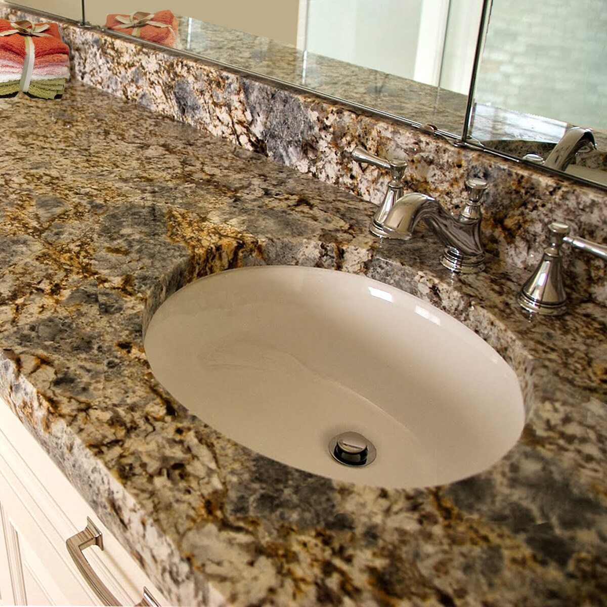 Nantucket Sinks Great Point Bisque Undermount Oval Transitional ...