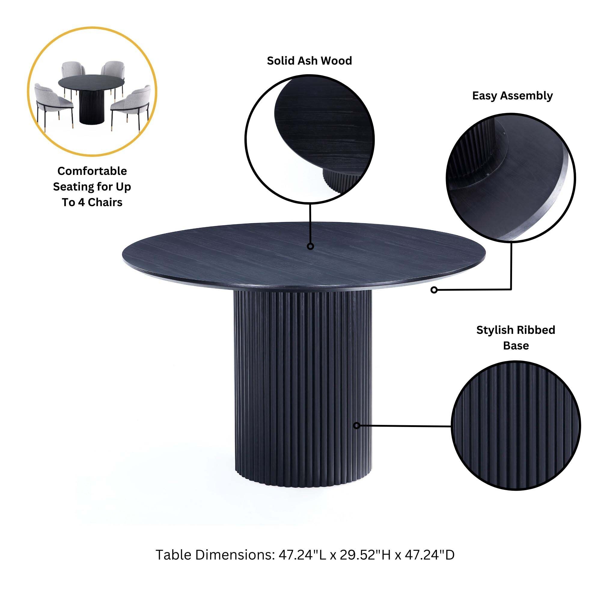 Manhattan Comfort 4-DT03DC052-GY Dining-Sets - View #5