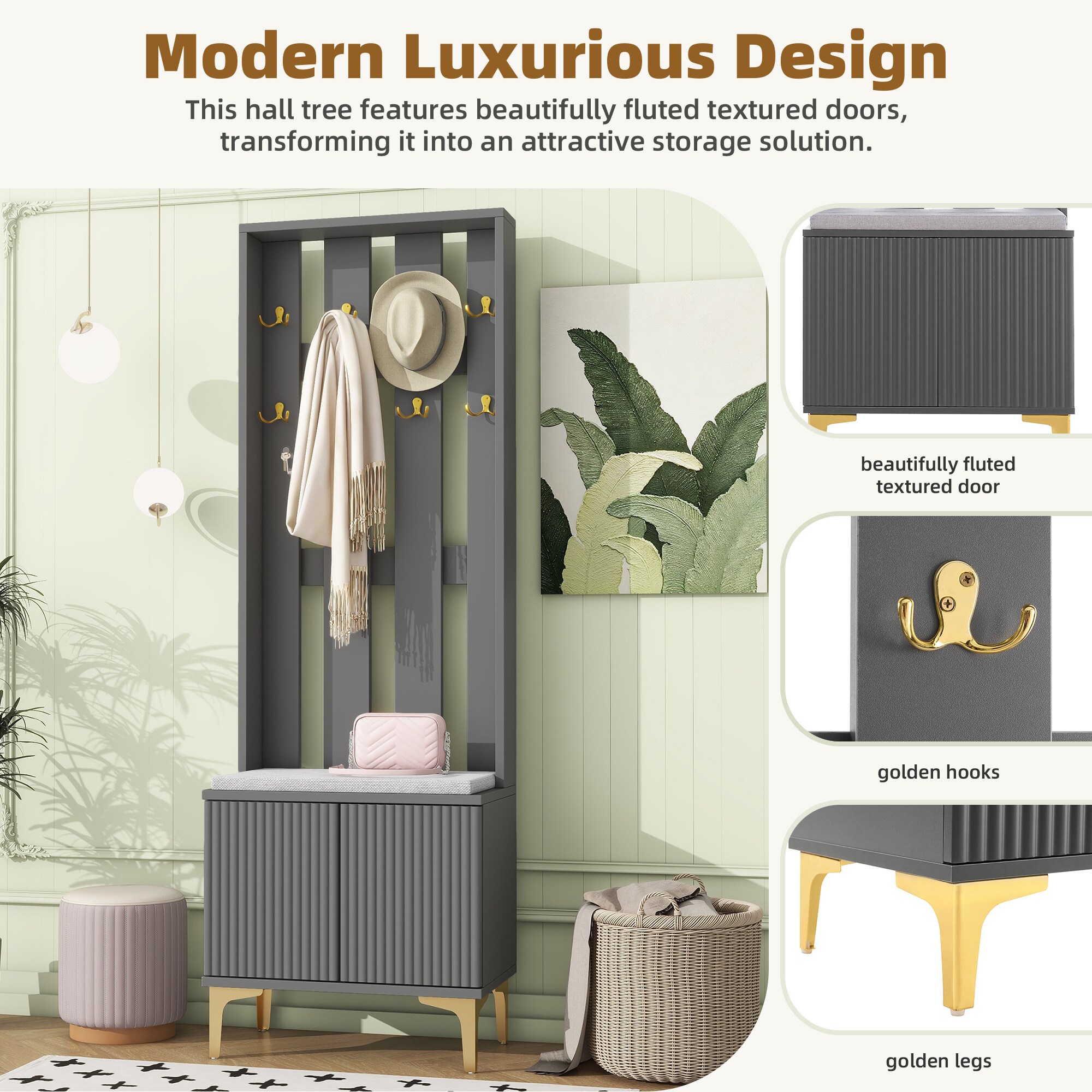 Flynama SH92814E Hall-Trees - View #6