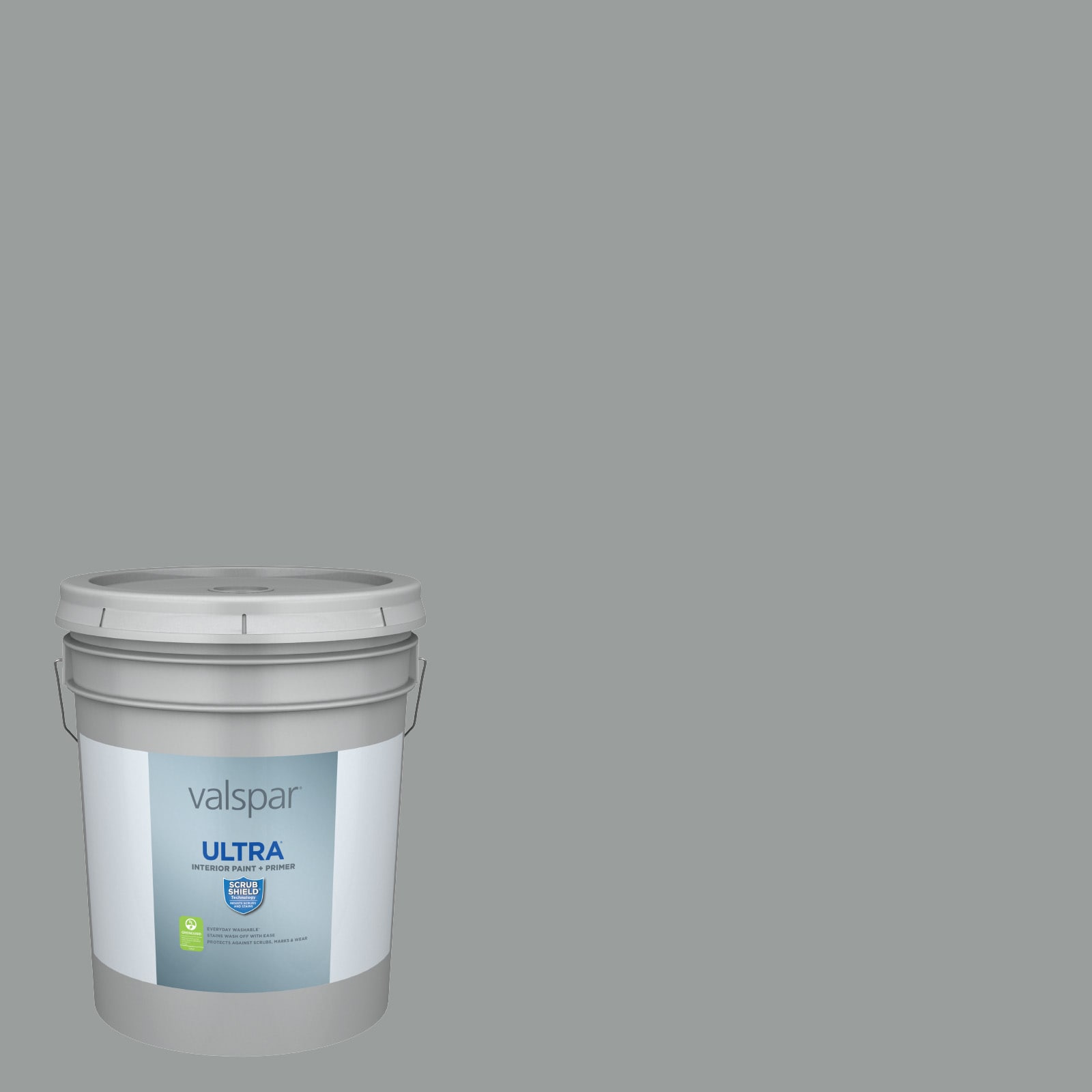 Valspar 4008-1C-935305 Ultra Satin Stone Mason Gray 4008-1C Latex Interior Paint Paint + Primer ( 5-gallon )