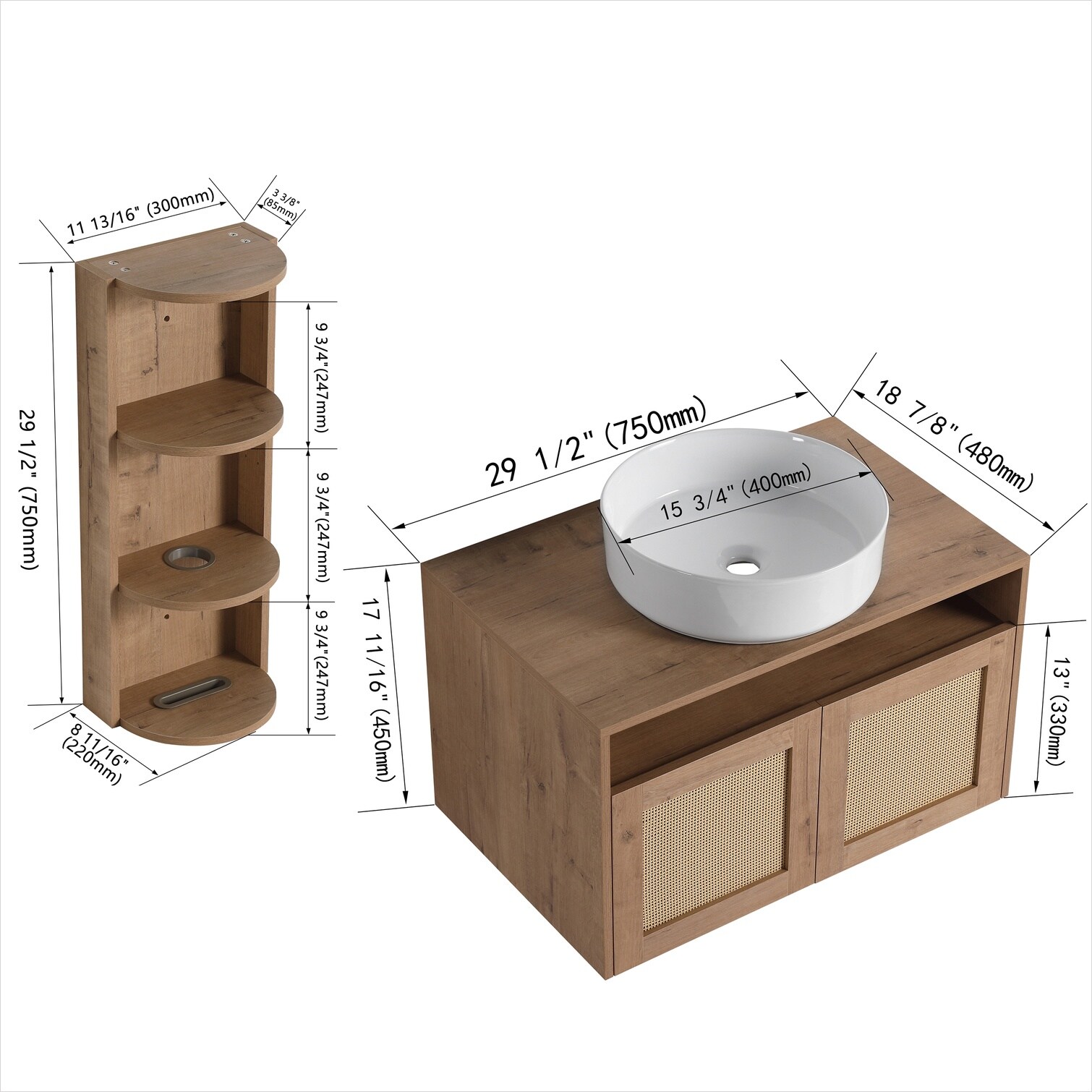 SunJet O0SGXKWEHYR5 Bath-Vanity-Combo - View #15