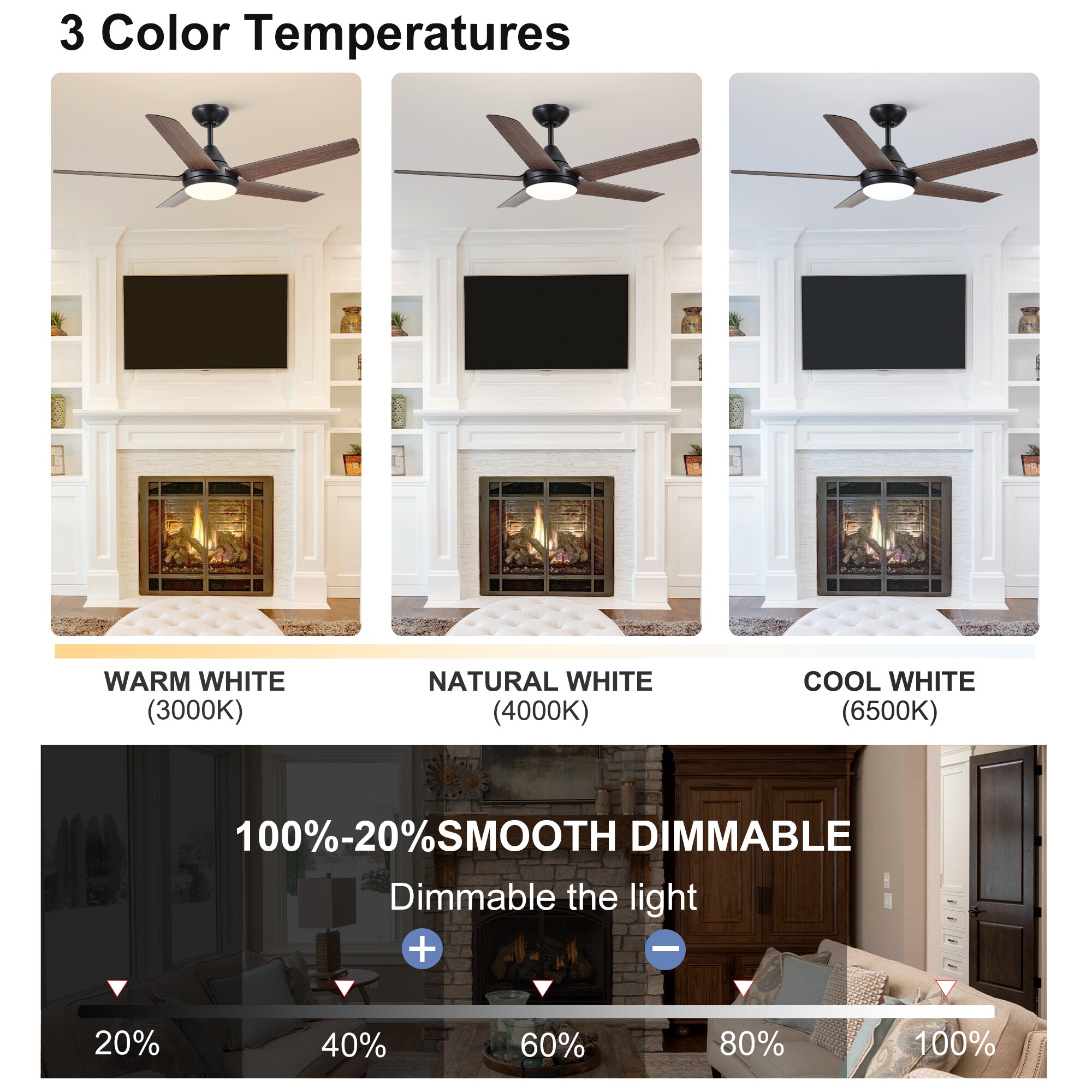 YUHAO LSAC1085BKM482 Ceiling-Fans - View #8
