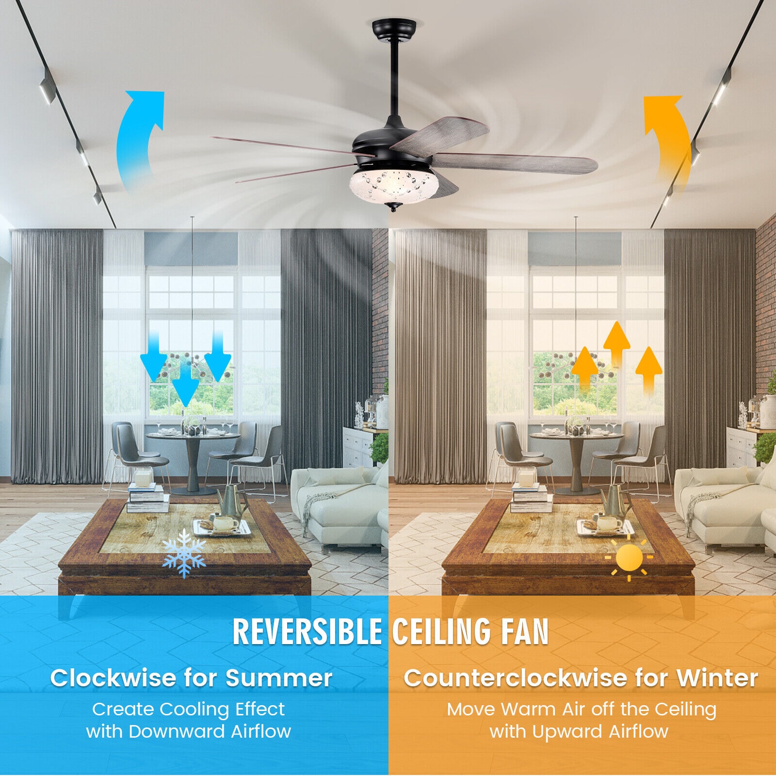 SUGIFT LW018SUGHY1162 Ceiling-Fans - View #5