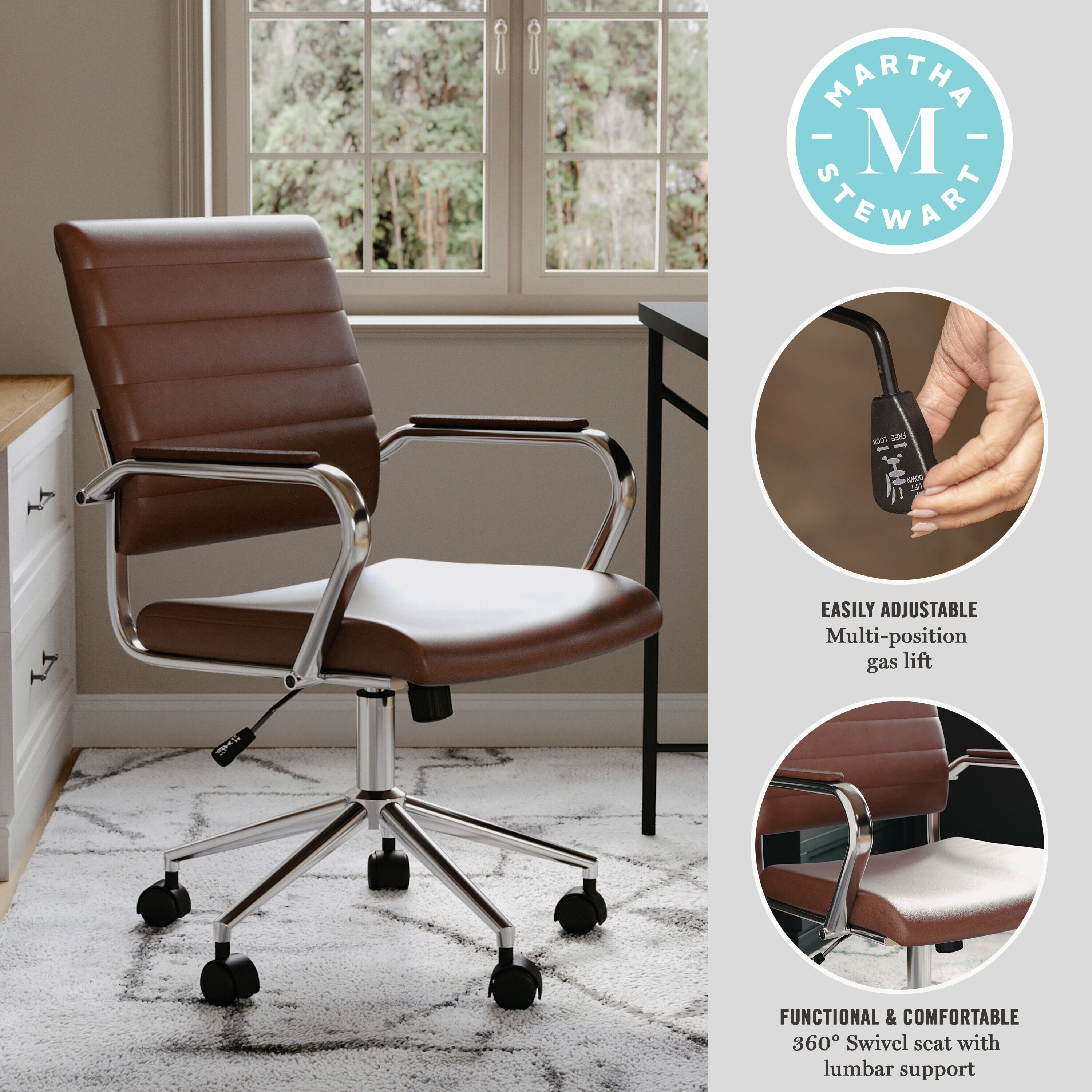 Martha Stewart 196861041594 Office-Chairs - View #2