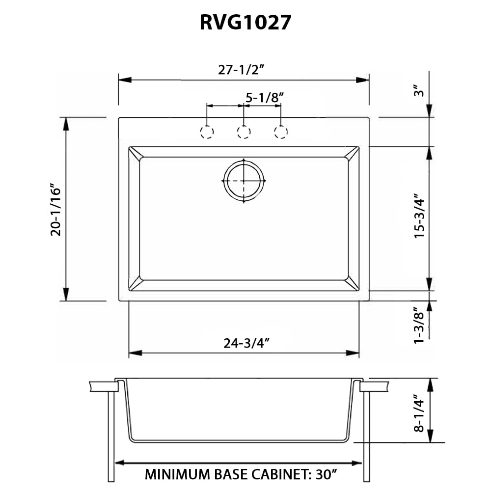 Ruvati RVG1027BK Kitchen-Sinks - View #14