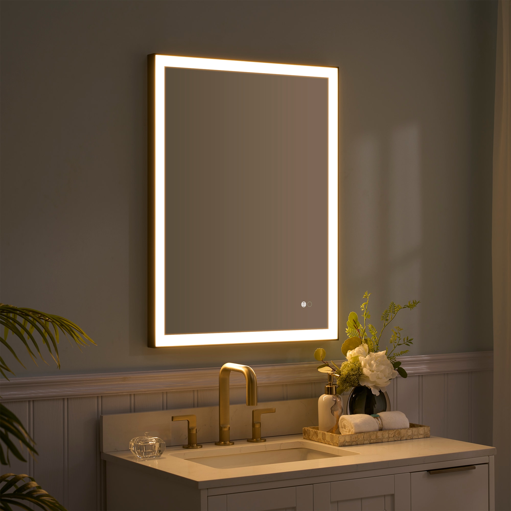 WELLFOR W5FM2432MB Framed-Bath-Mirrors - View #5