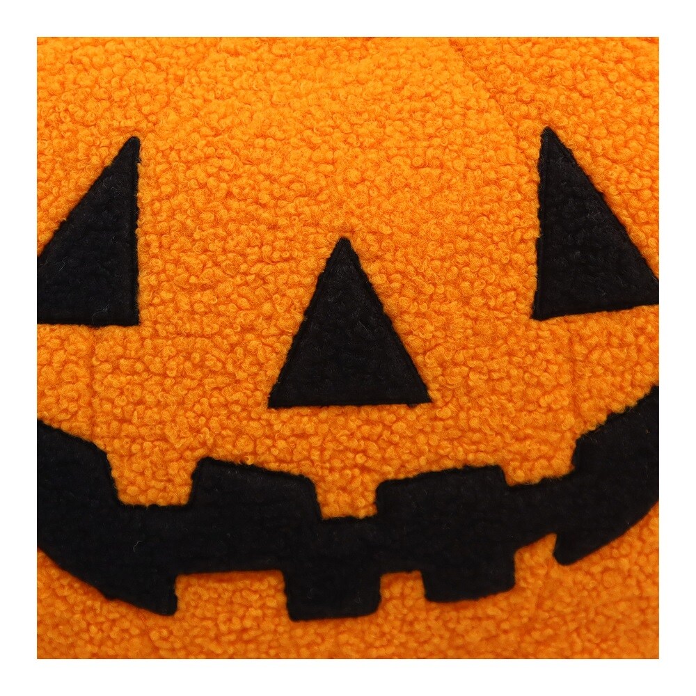 Novogratz Halloween good Pumpkin Faux Fur Fuzzy Jack-o-lantern Furry Orange Pillow