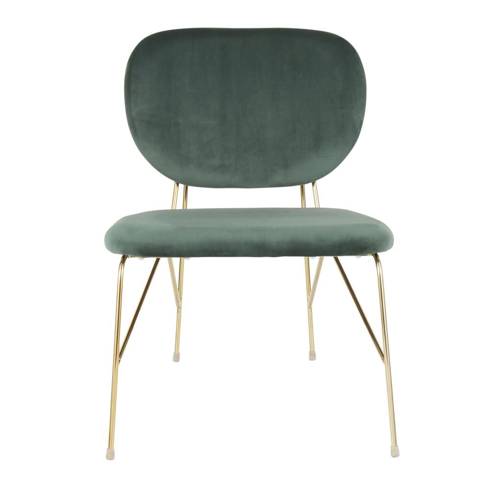 lumisource gwen velvet accent chair