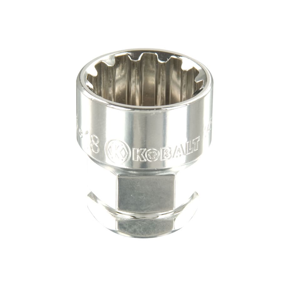 Kobalt 86887 3/8-in Drive 18mm Pass-Through Socket