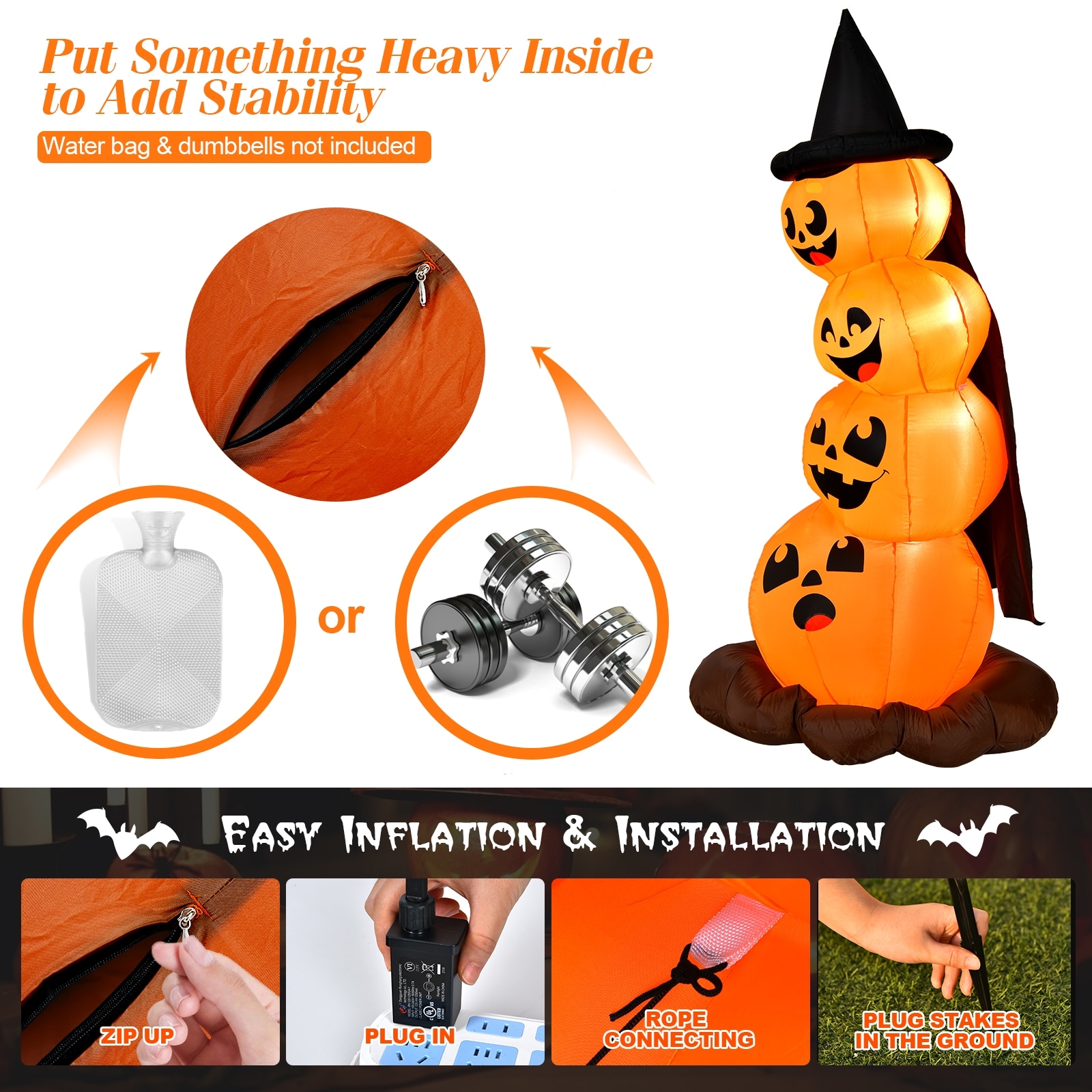 SUGIFT LW038SUGHY1490 Outdoor-Halloween-Decor - View #4
