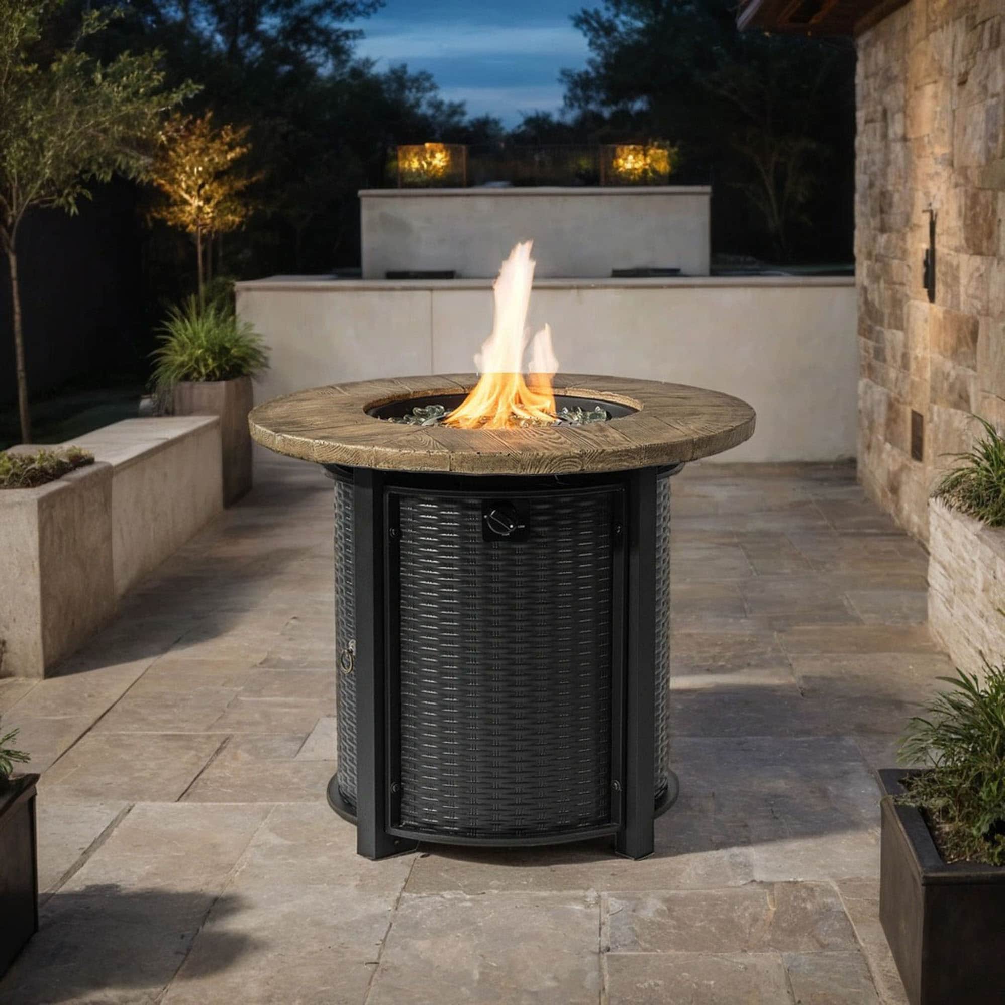 SINOFURN SYA490007BK Outdoor-Gas-Firepits - View #2