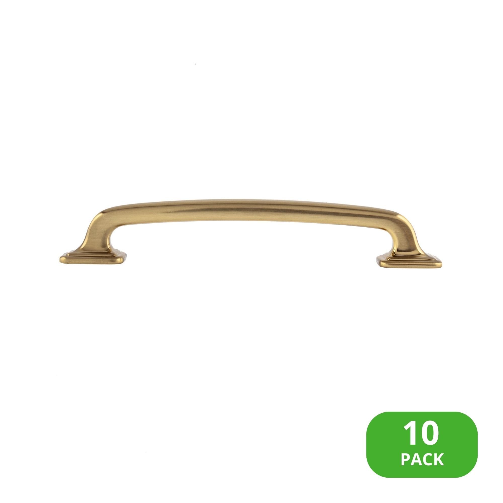 Sumner Street Home Hardware RL070246VP Grayson 5-in , 127mm Center to Center Satin Brass Arch Bar 10 -Pack