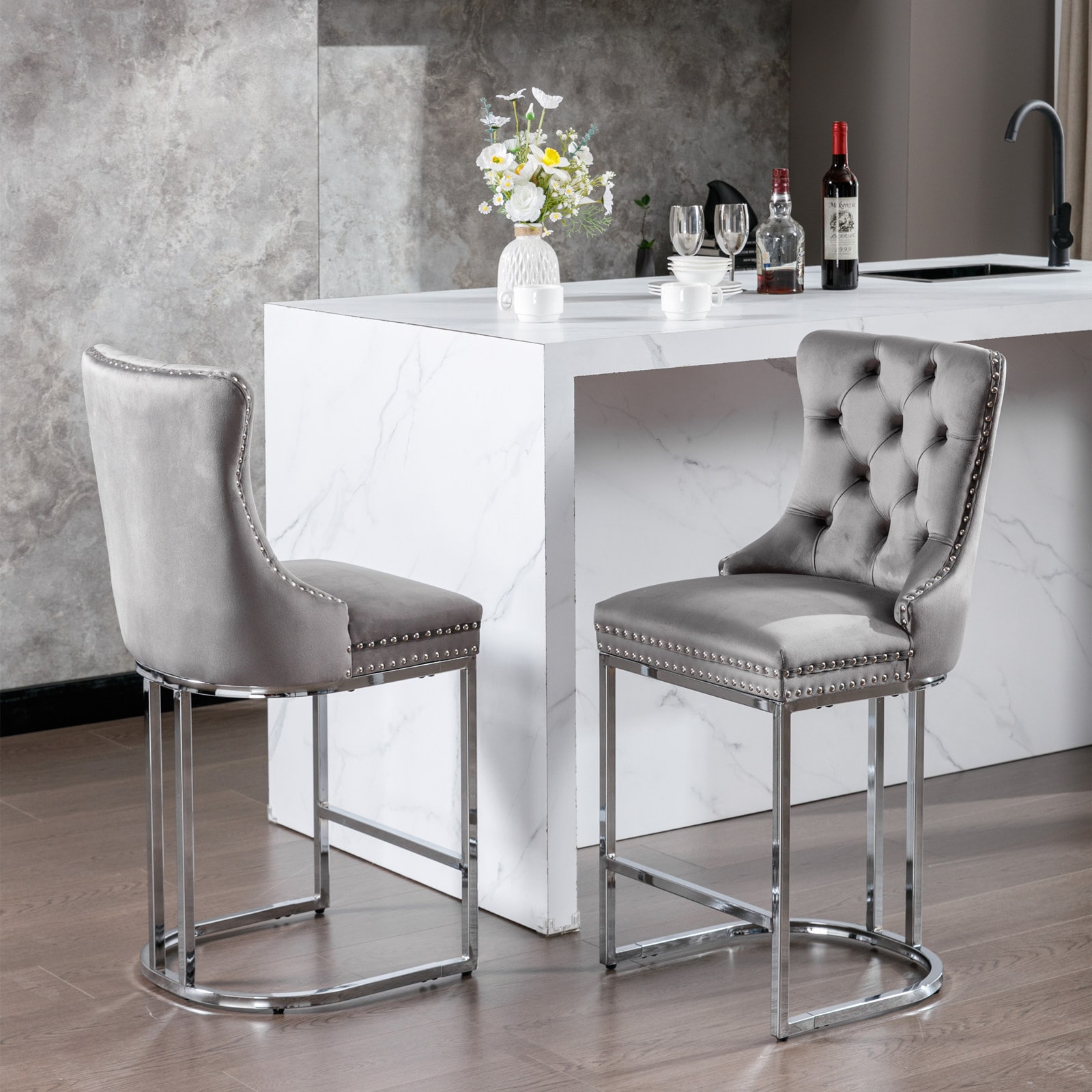 Hrinhom HC-D8003-GRAY stools - View #5