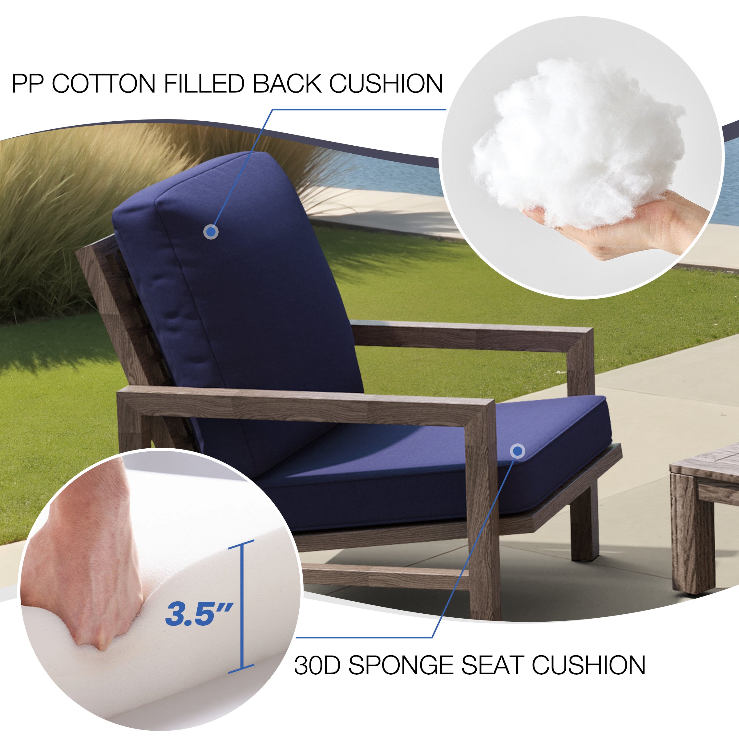 Pellebant ST25-CU109NAV-2 Patio-Furniture-Cushions - View #4
