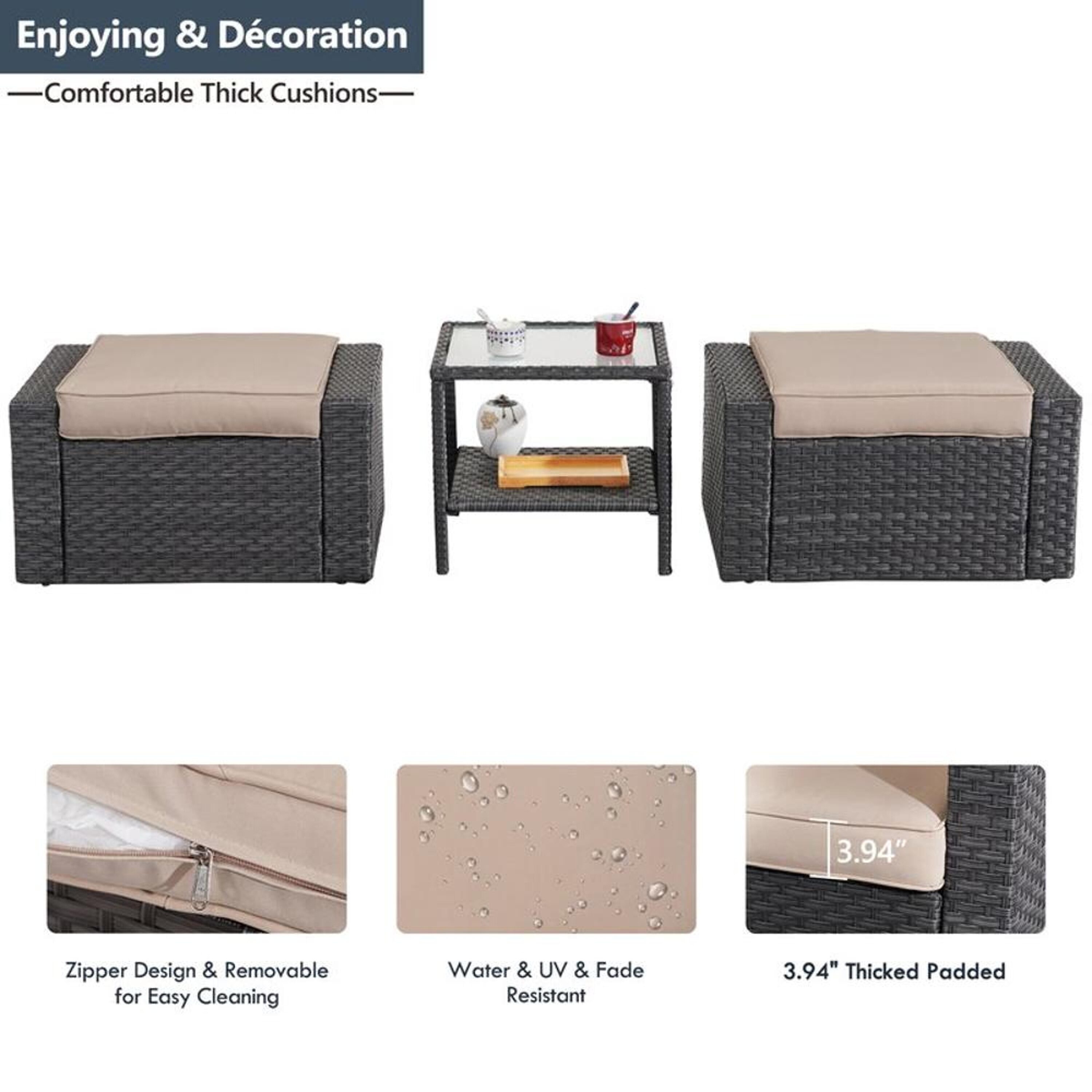 Bayfeve BF-5323HNM Patio-Conversation-Sets - View #4