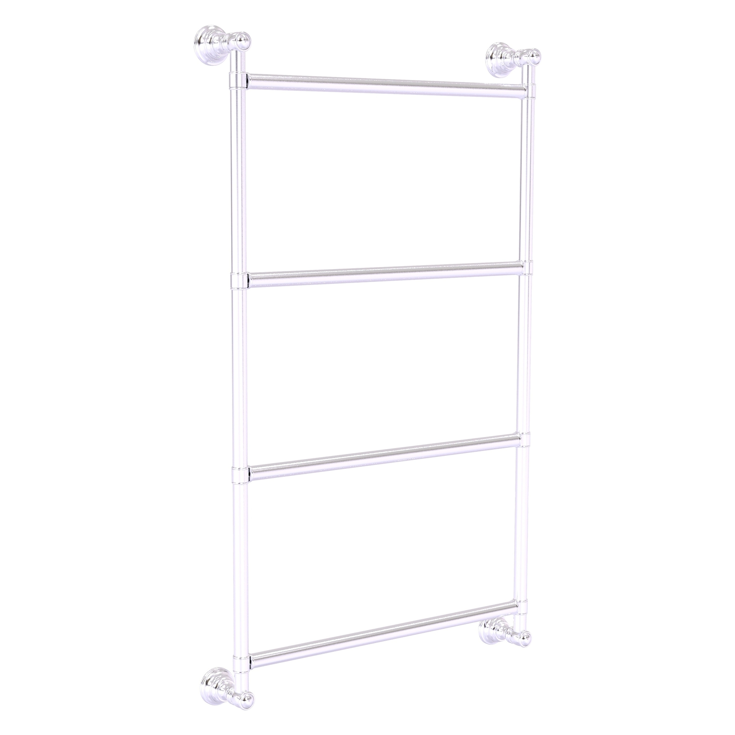 Allied Brass CL-28-24-SCH Carolina 24-in double Satin Chrome Wall mount Double Towel Bar
