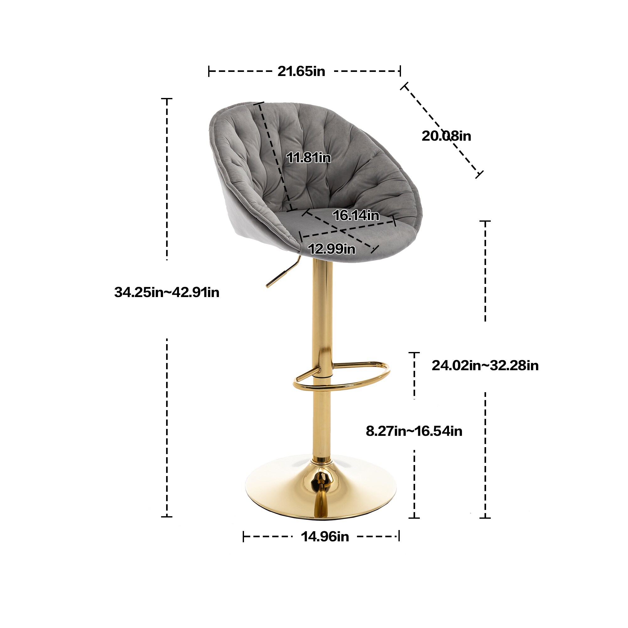 AHIOU HOME ATM-HFSN-997GY stools - View #8