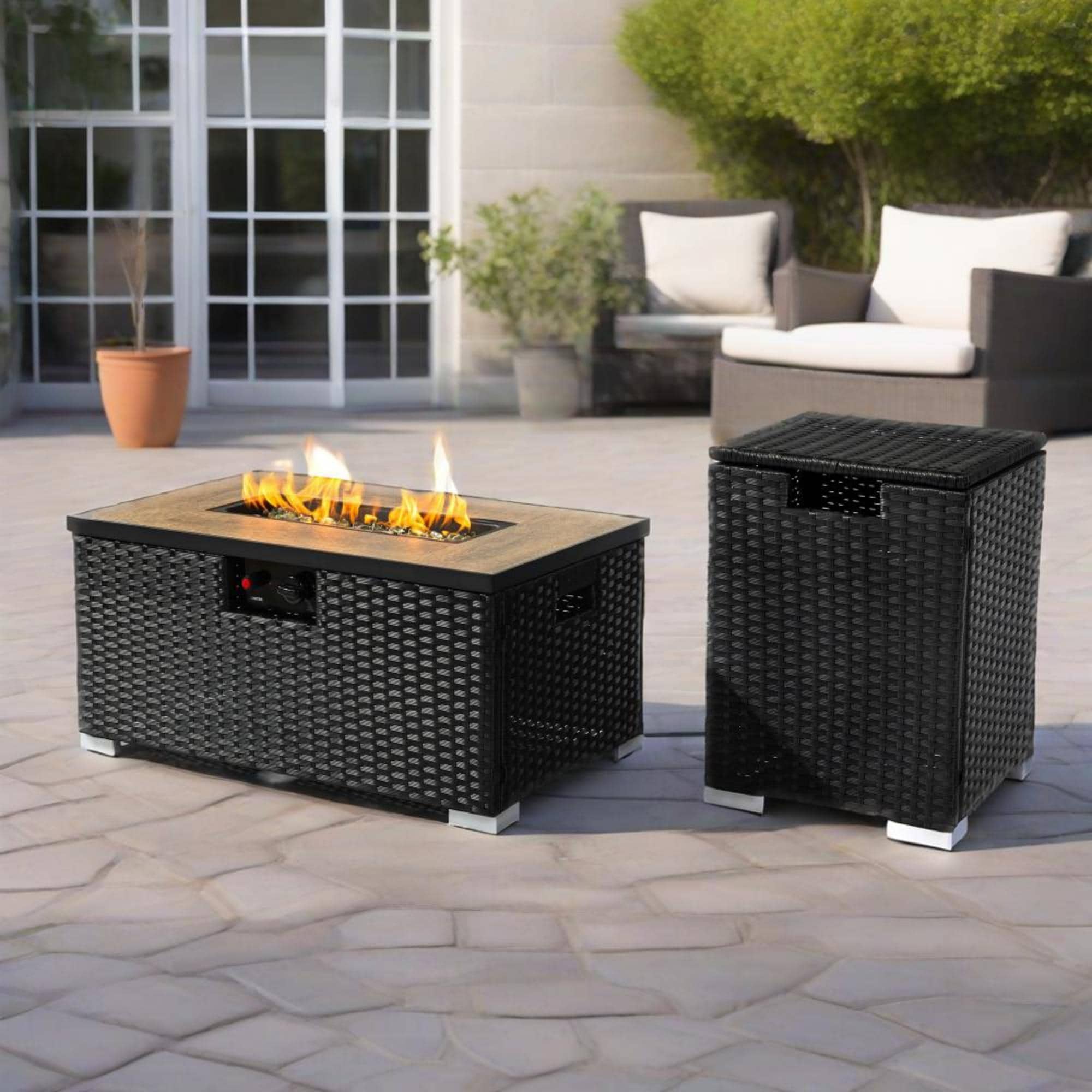 Christopher Knight Home 327387 Outdoor-Gas-Firepits - View #6