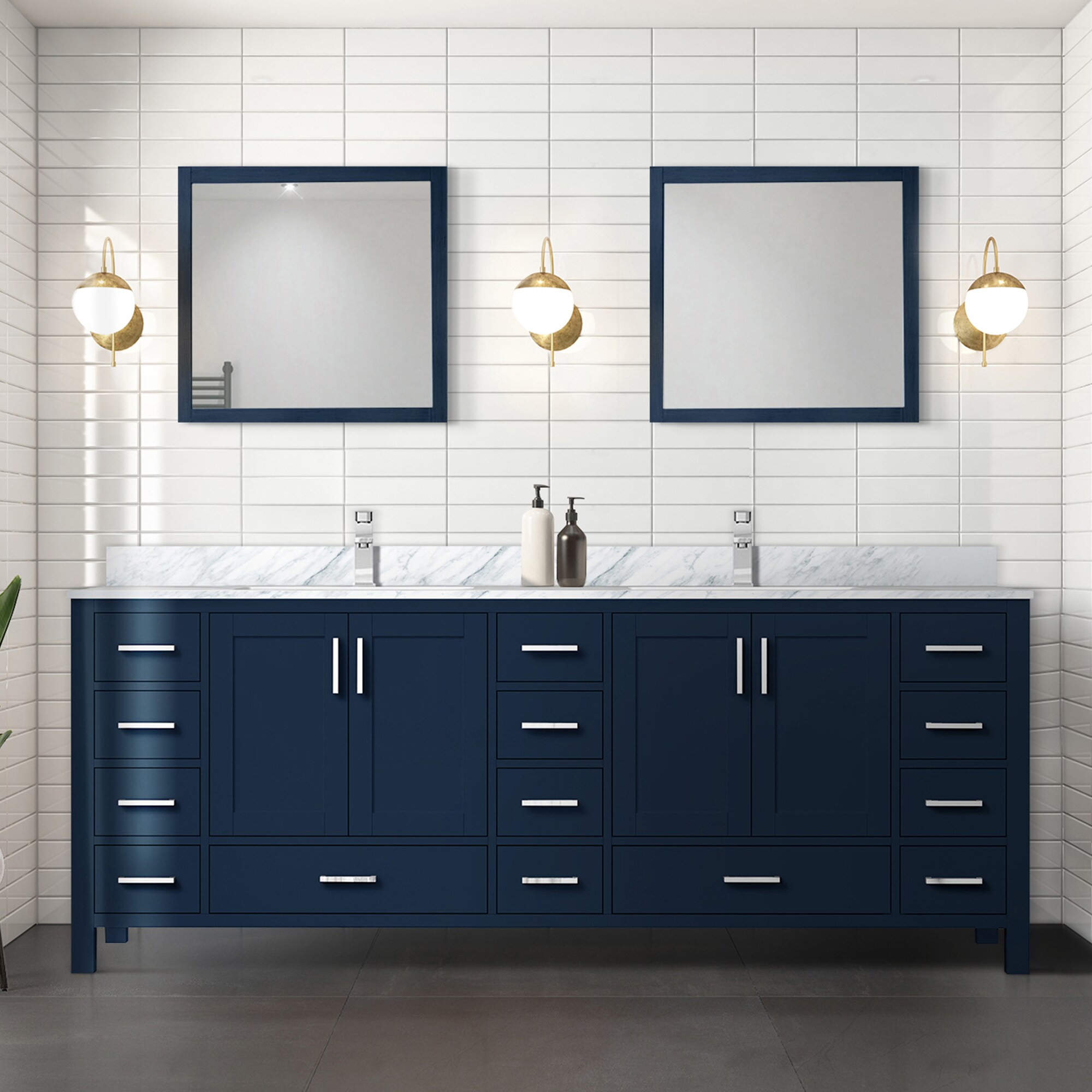 Lexora LJ342284DEDSM34F Bath-Vanity-Combo - View #10