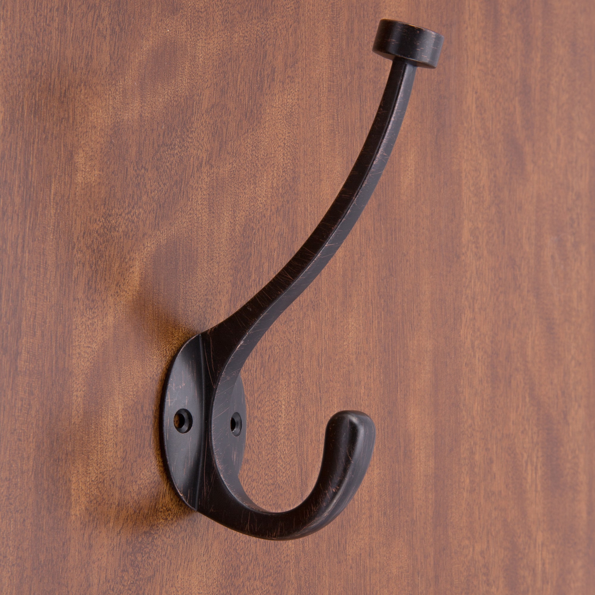 ProSource H62-B076 Coat and Hat Hook, 22 lb, 2-Hook, 1 in Opening