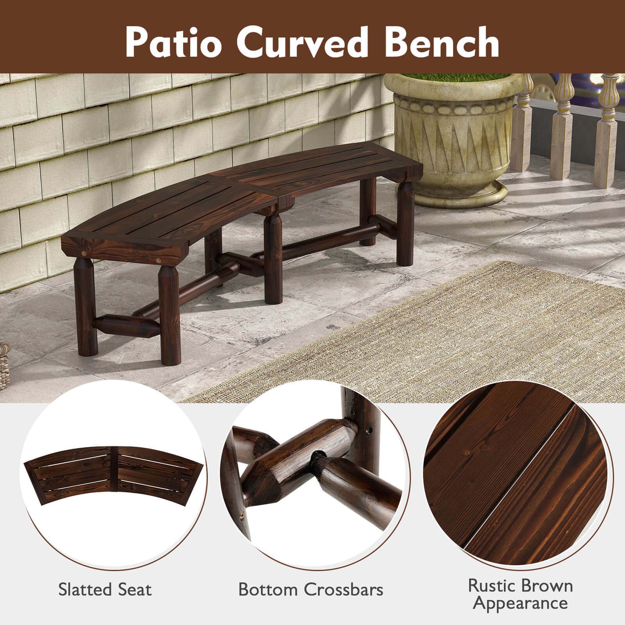 Costway HCST00816 benches - View #3