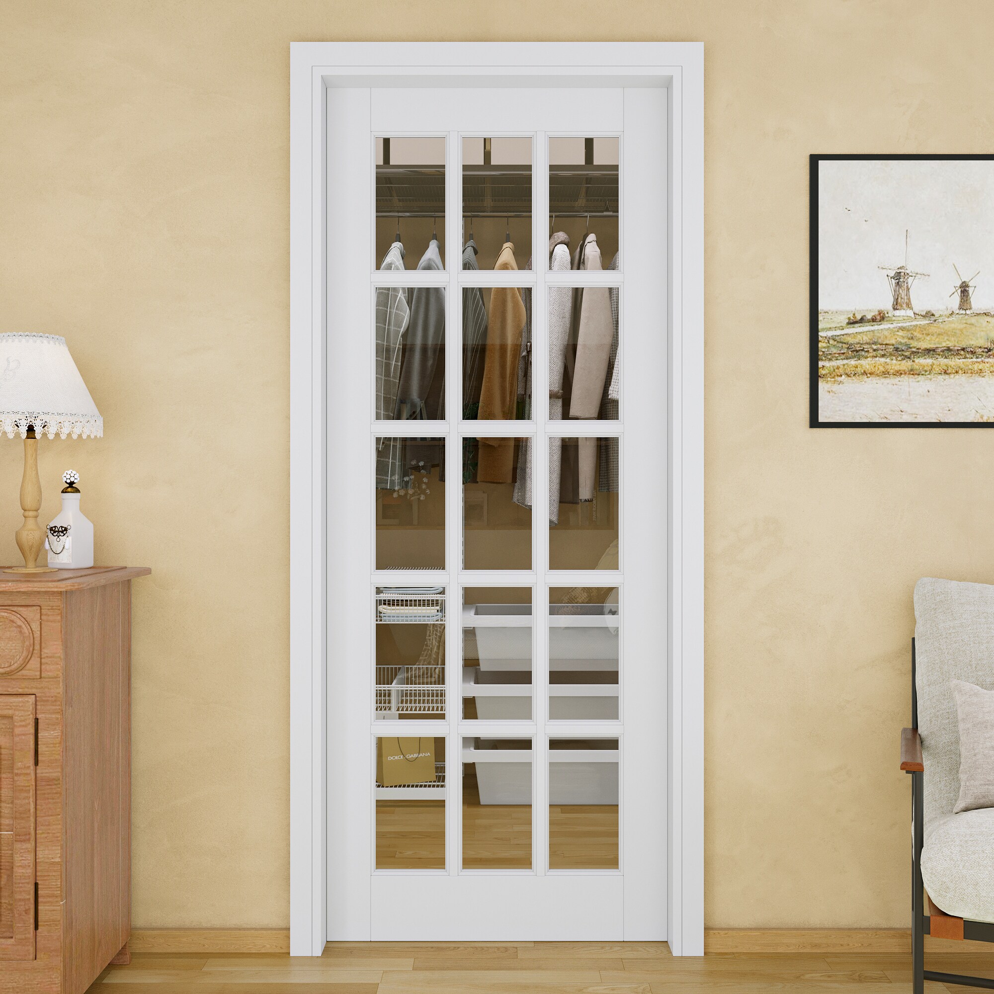 JUJUBON IN-PDPDFSC-15CG-30 Pocket-Doorframe-Screens - View #2