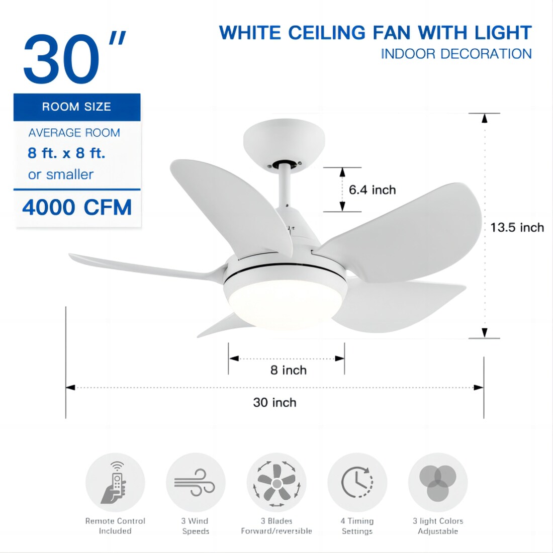 Kahomvis YUH-QPW1-5958 Ceiling-Fans - View #7