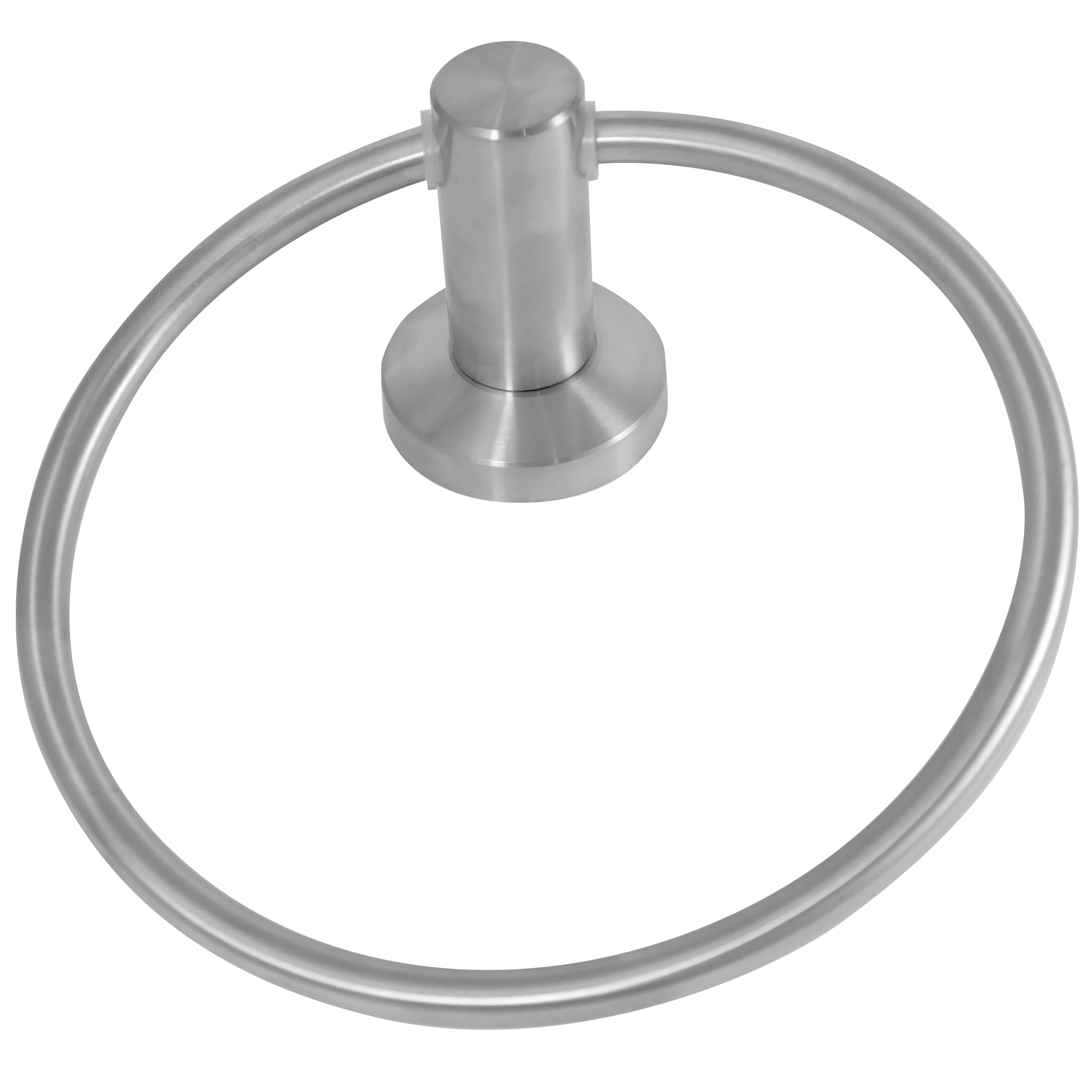 Paradise Bathworks 66028 Nirvana Satin stainless steel Wall mount Single Towel Ring
