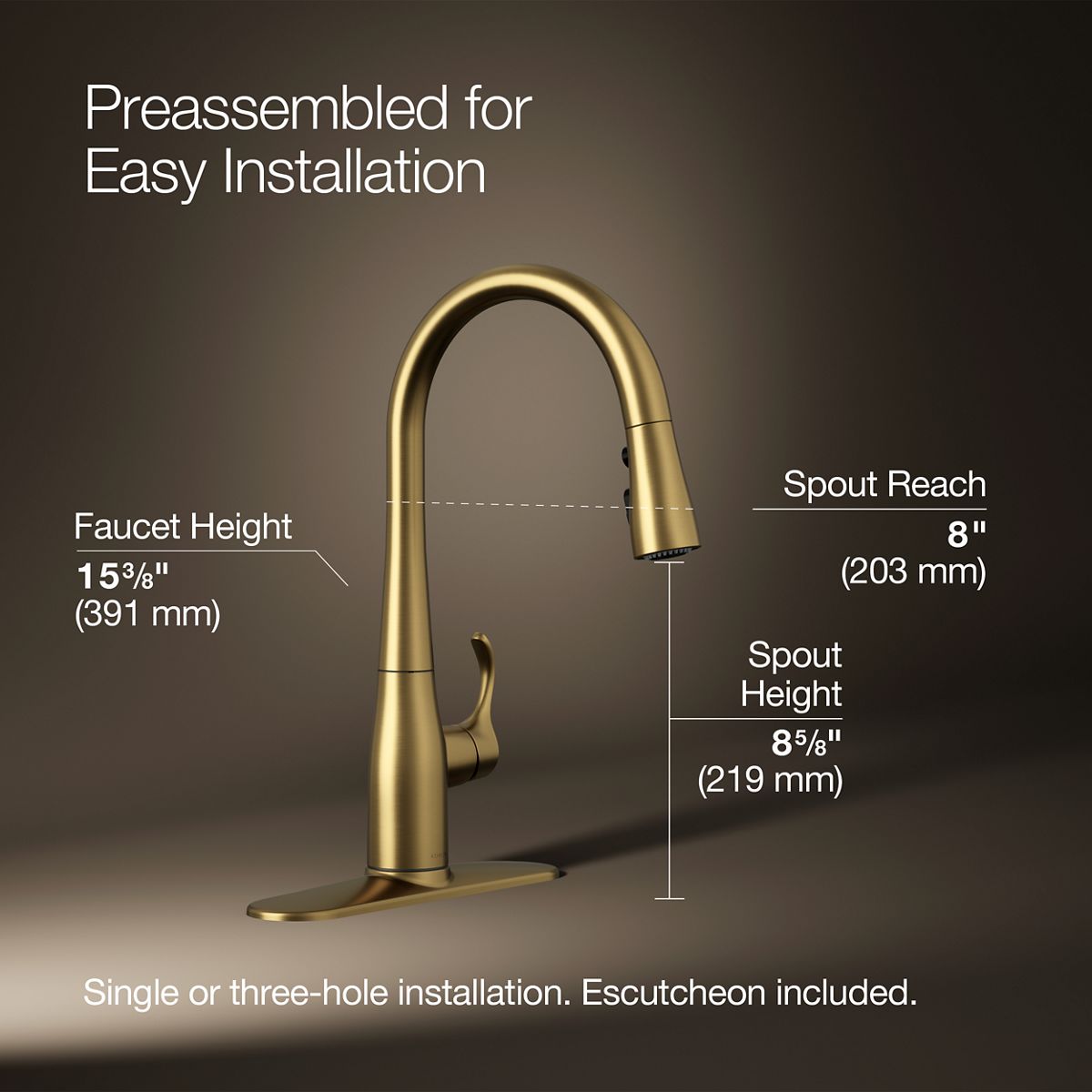 KOHLER K-597-2MB Kitchen-Faucets - View #3