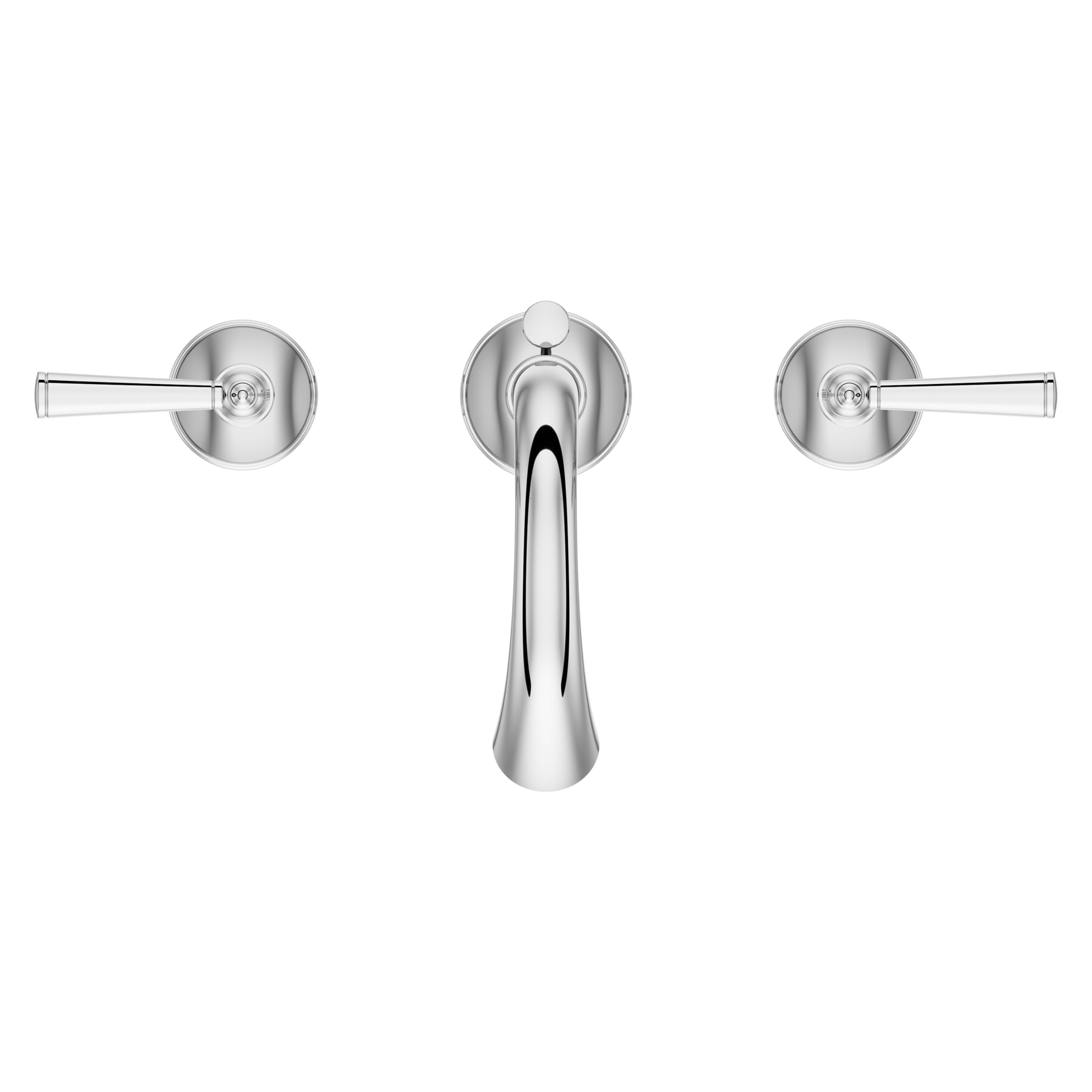 Pfister Saxton Polished Chrome Widespread 2 Handle Watersense Bathroom Sink Faucet With Drain 4552