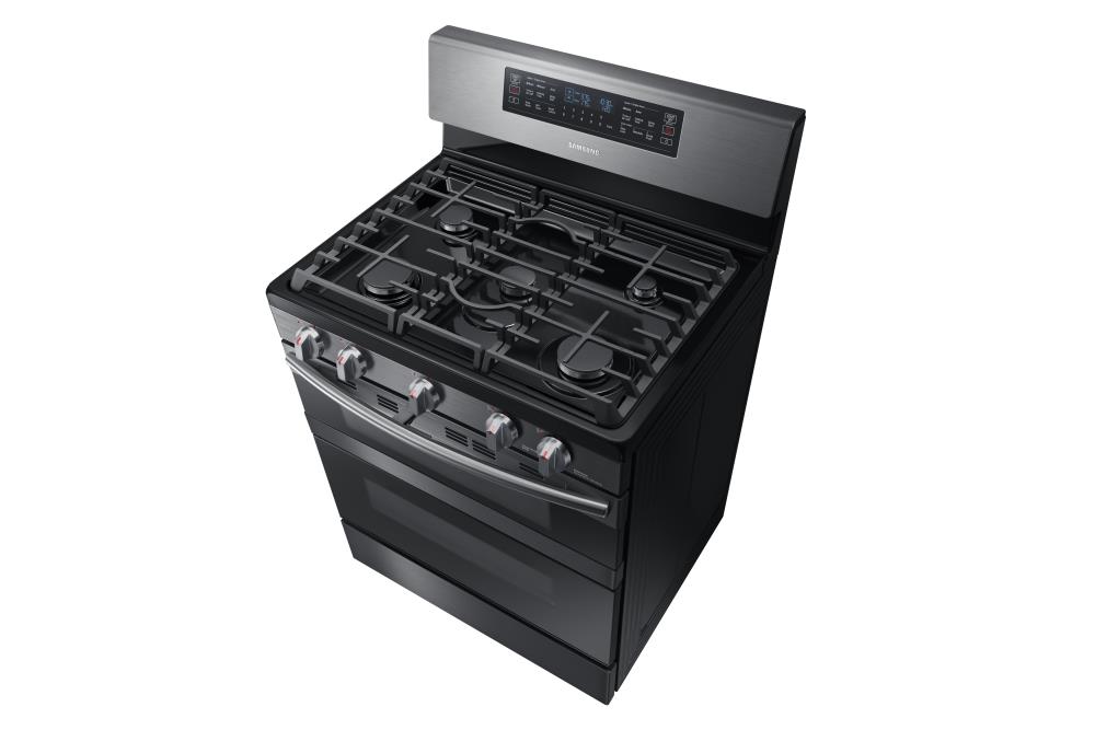 Samsung Flex Duo 30in 5 Burners 3.4cu ft / 2.3cu ft Selfcleaning Convection Oven