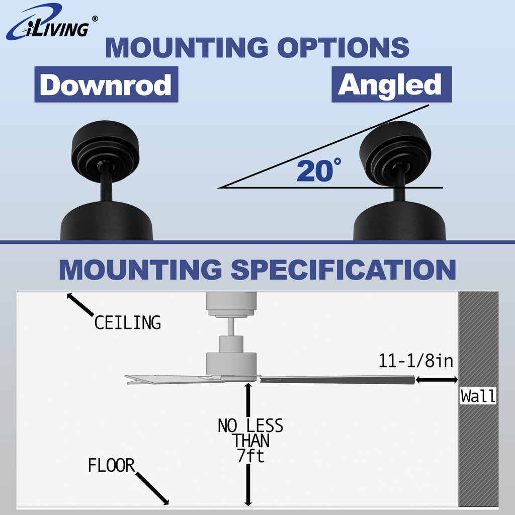 iLIVING ILG8CF56B Ceiling-Fans - View #10