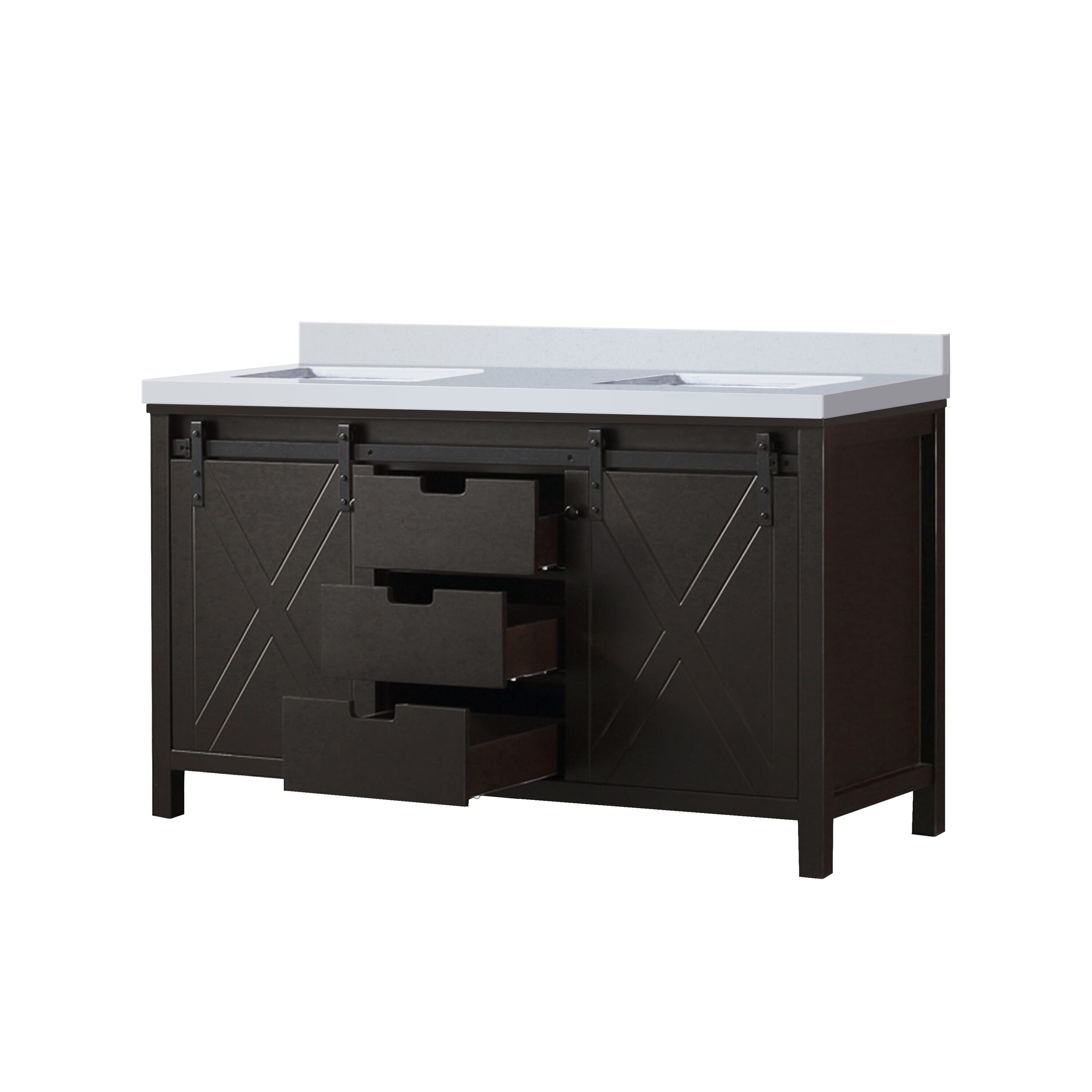 Lexora LVM60DC300 Bath-Vanity-Combo - View #4
