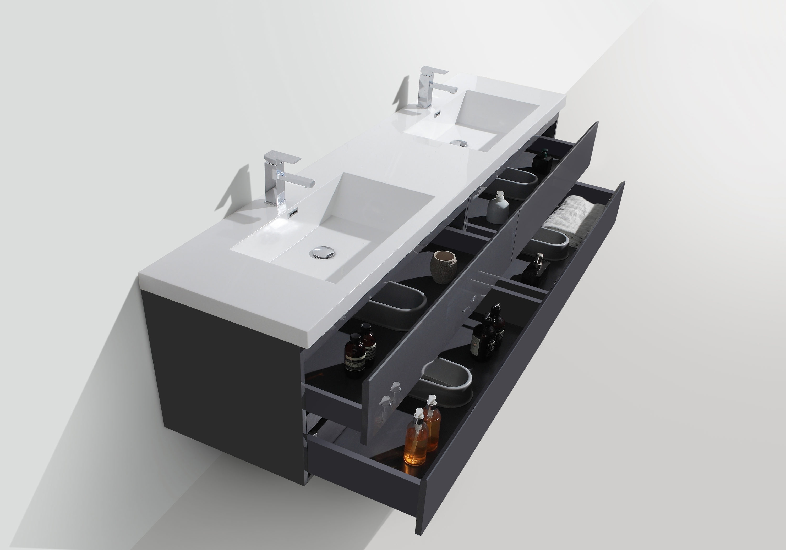 Moreno Bath MOB84-GR Bath-Vanity-Combo - View #5