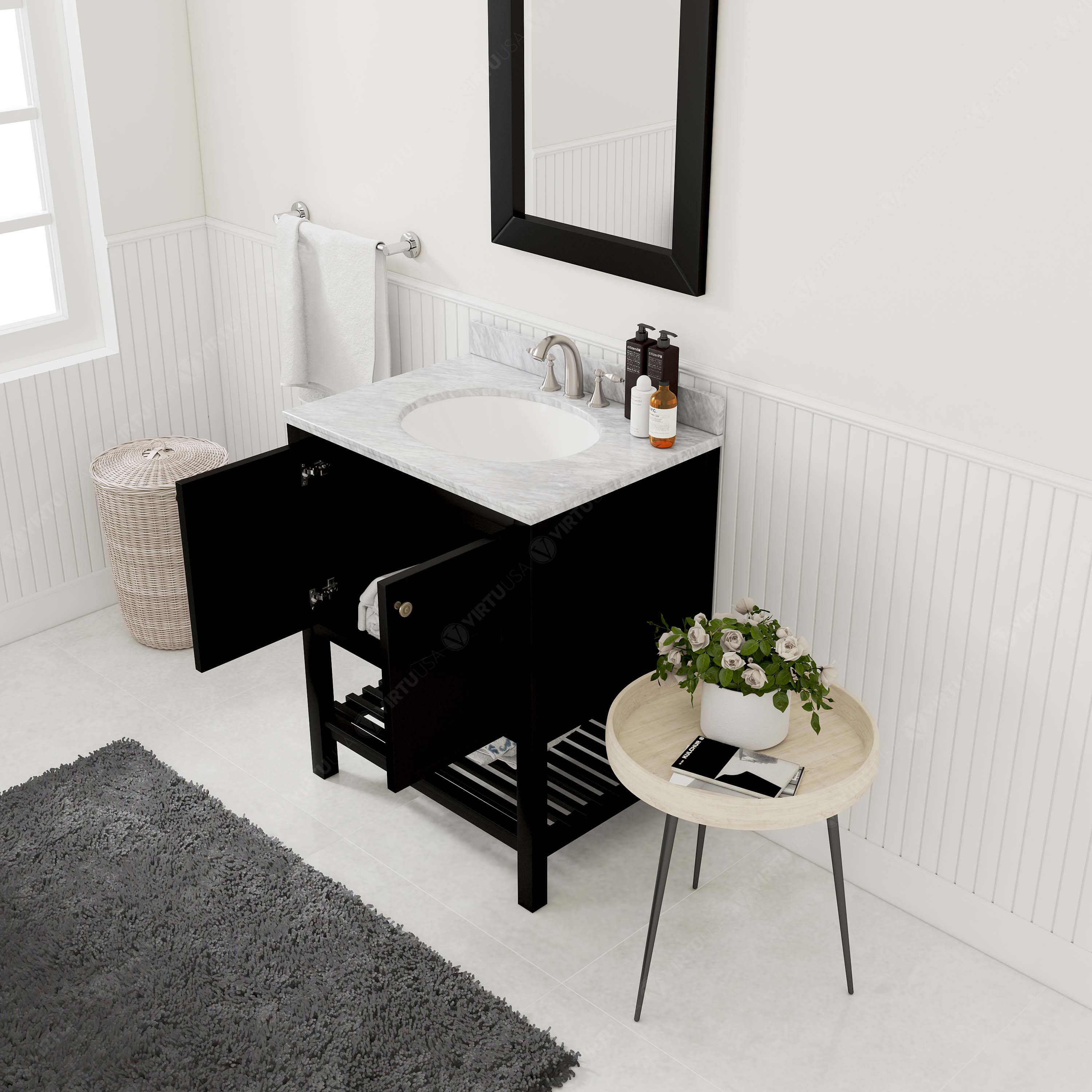 Virtu USA ES-30030-WMRO-ES Bath-Vanity-Combo - View #4