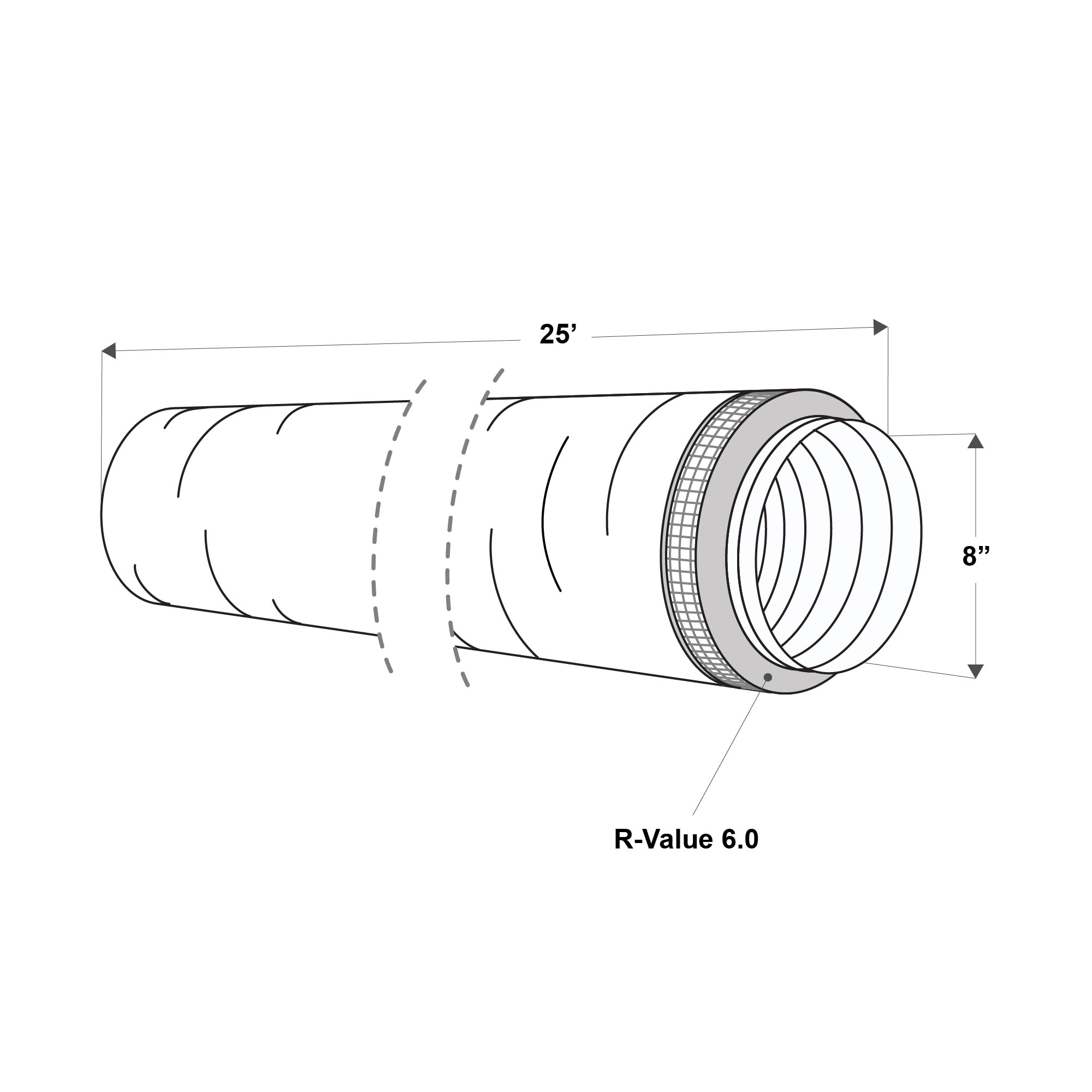 IMPERIAL MEA-0825-6 Flex-Duct - View #10