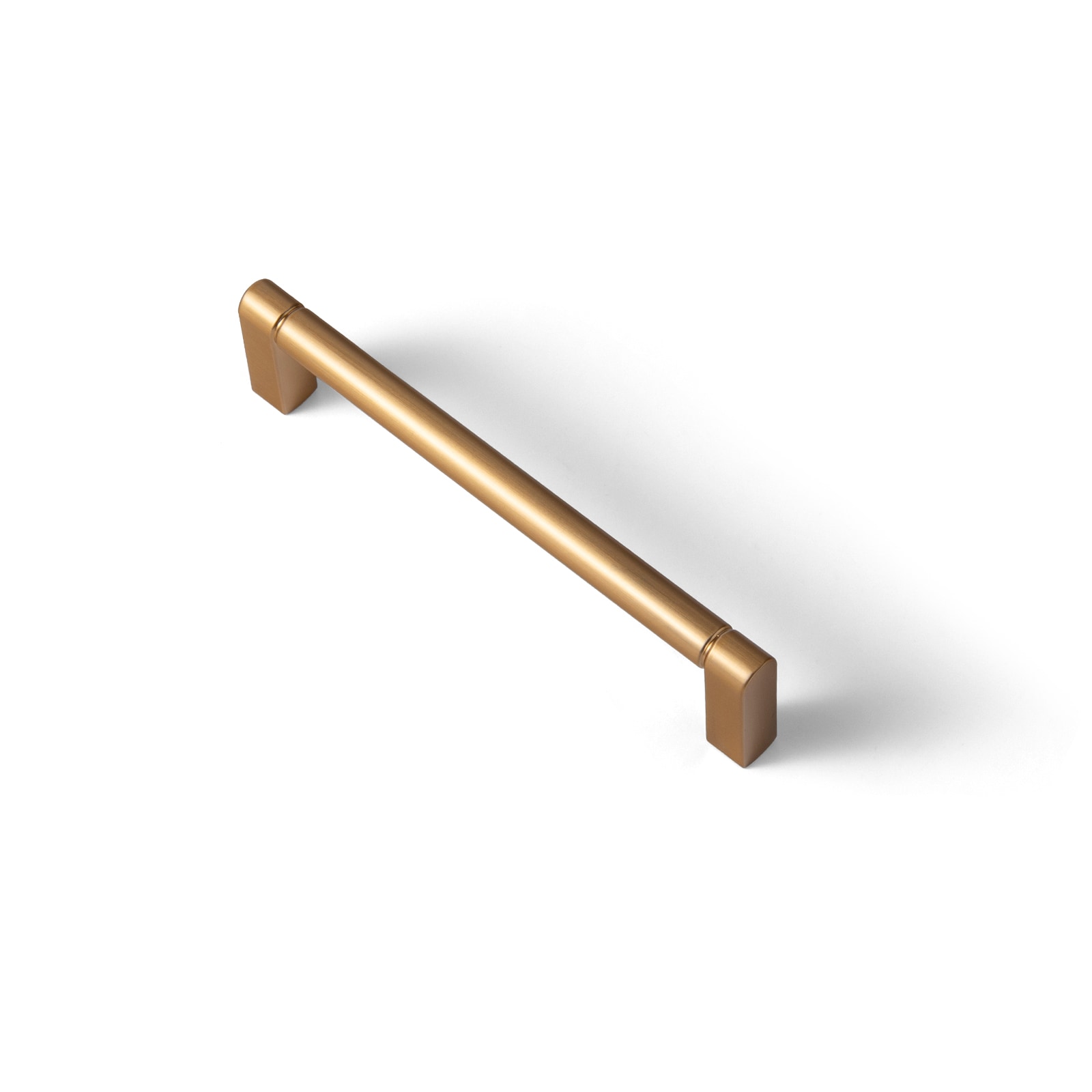 Miaokesen 6651CB-128 5-1/16-in , 128mm Center to Center Champagne Brown Cylindrical Handle 6 -Pack